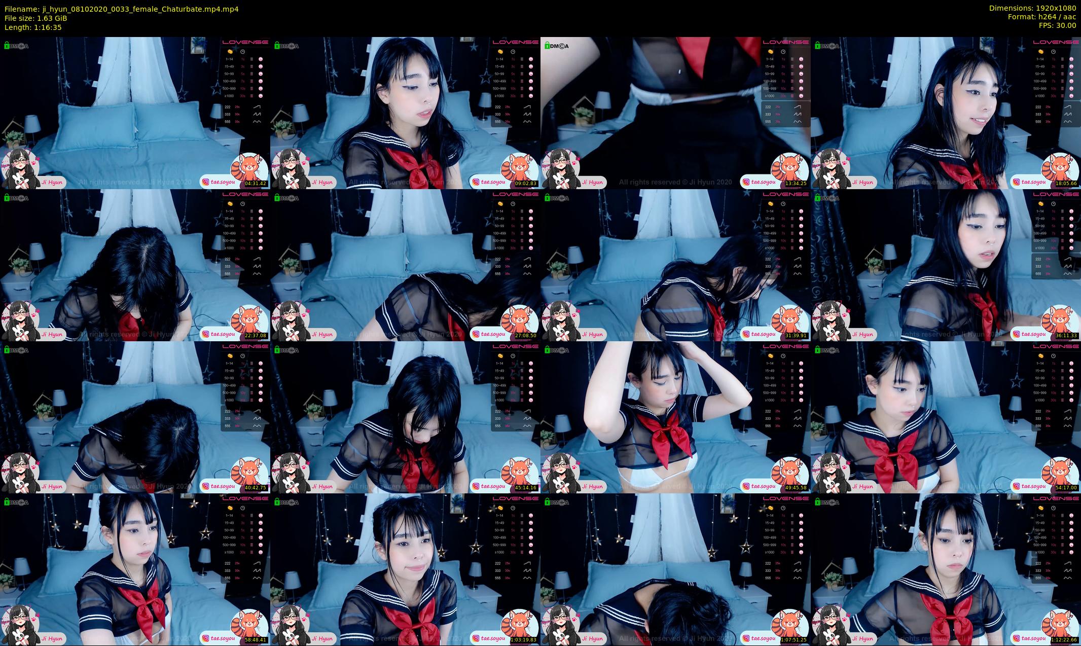ji_hyun — 77 minute Chaturbate female cam show recording, 1080p, Oct 8, 2020
