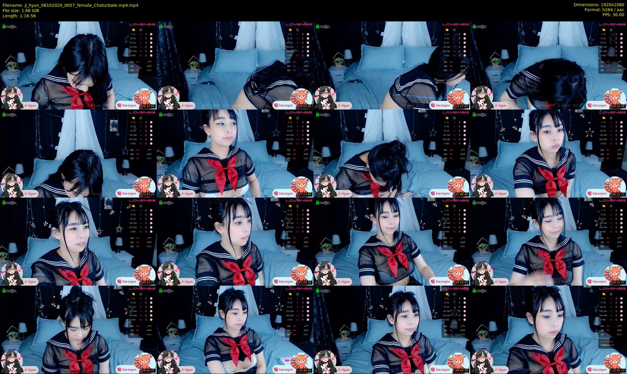 ji_hyun — 77 minute Chaturbate female cam show recording, 1080p, Oct 8, 2020