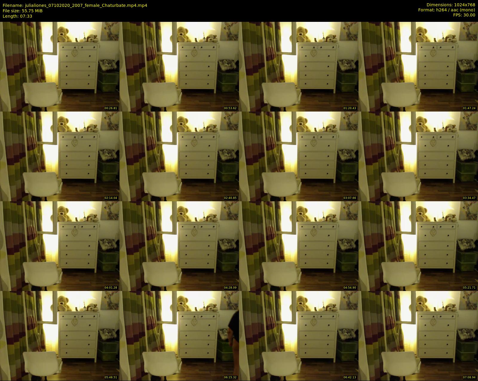 julialiones — 8 minute Chaturbate female cam show recording, 720p, Oct 7, 2020
