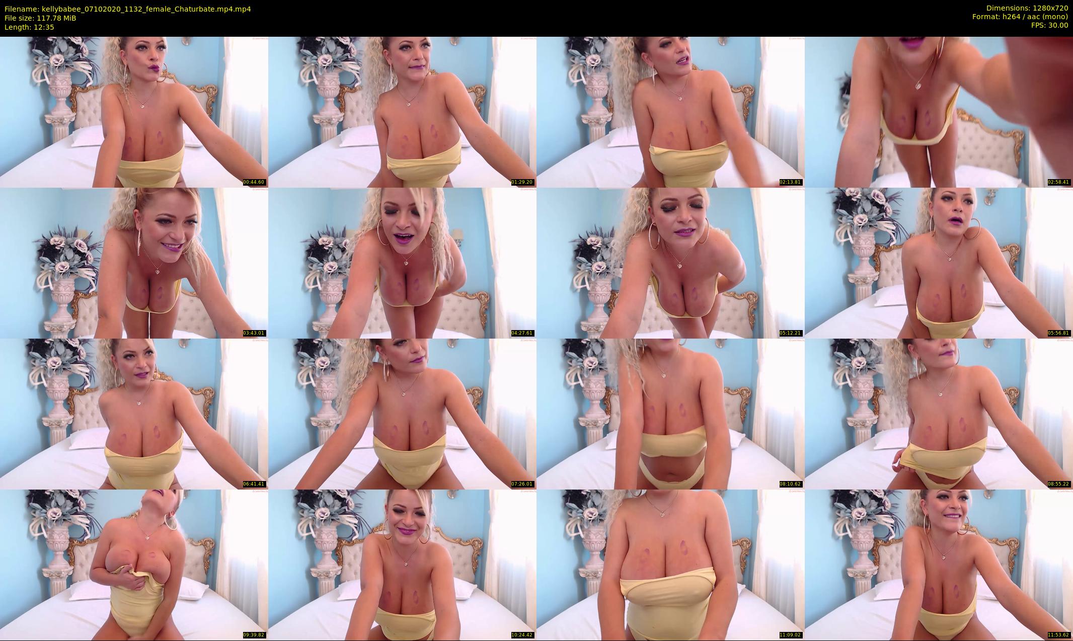 kellybabee — 13 minute Chaturbate female cam show recording, 720p, Oct 7, 2020