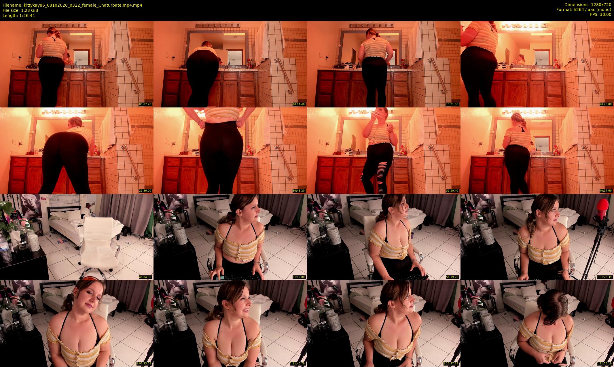 kittykay86 — 87 minute Chaturbate female cam show recording, 720p, Oct 8, 2020