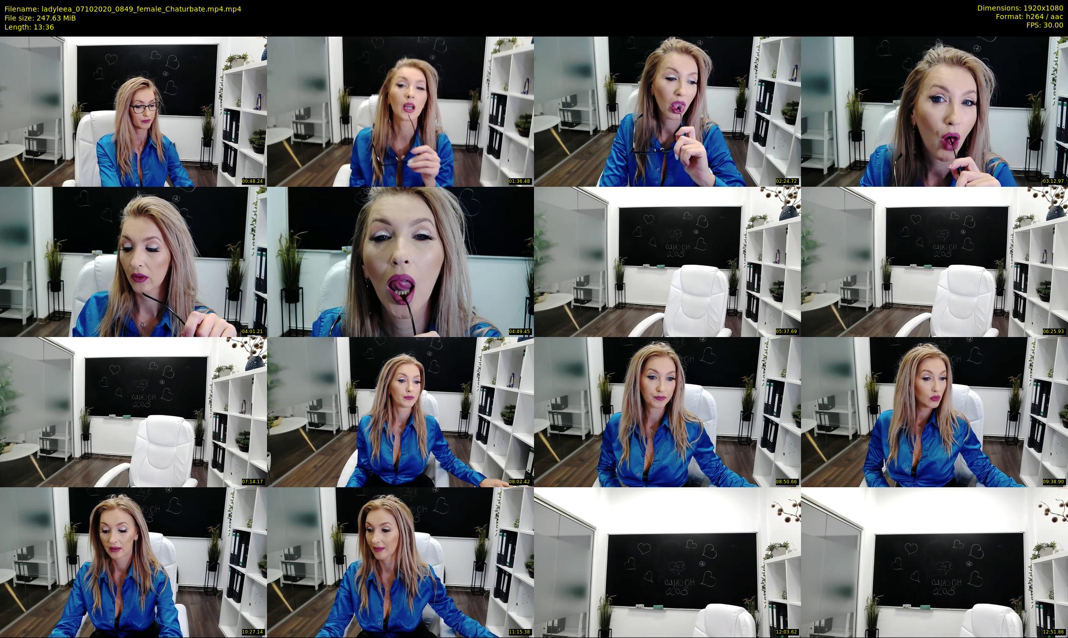 ladyleea — 14 minute Chaturbate female cam show recording, 1080p, Oct 7, 2020