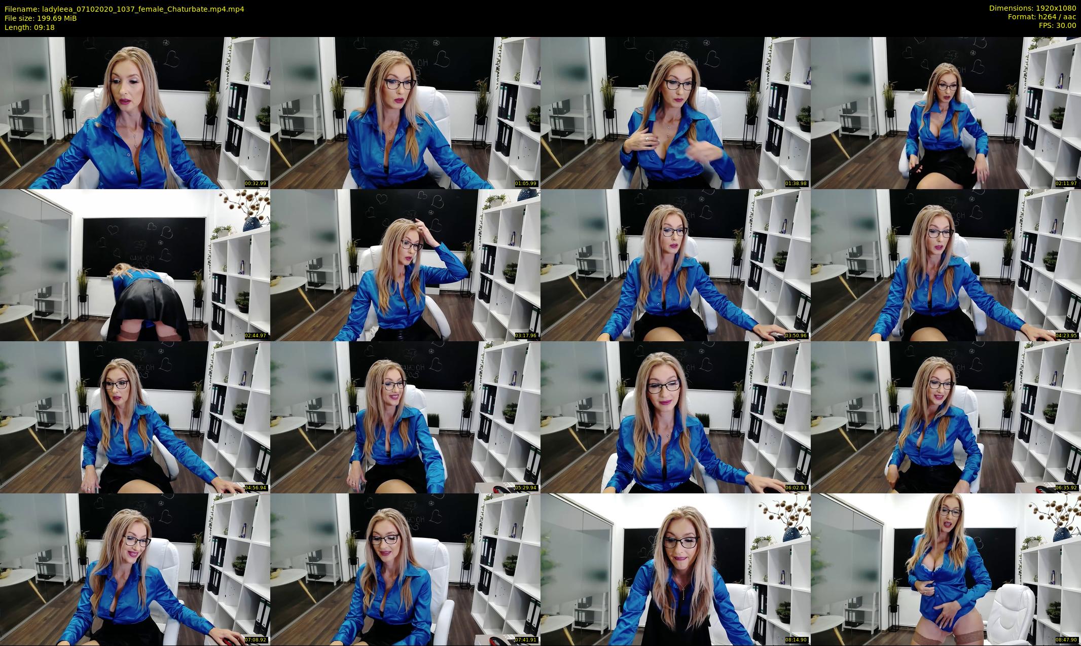 ladyleea — 10 minute Chaturbate female cam show recording, 1080p, Oct 7, 2020