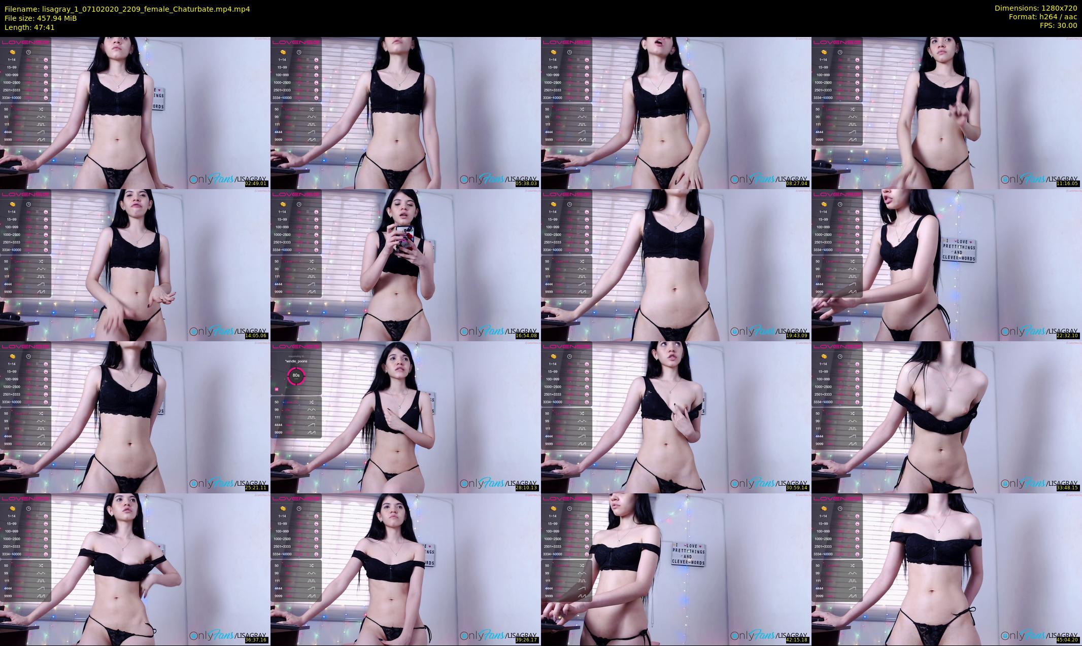 lisagray_1 — 48 minute Chaturbate female cam show recording, 720p, Oct 7, 2020