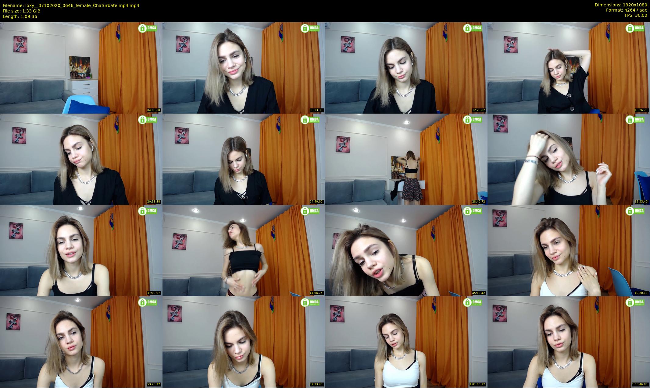 loxy_ — 70 minute Chaturbate female cam show recording, 1080p, Oct 7, 2020