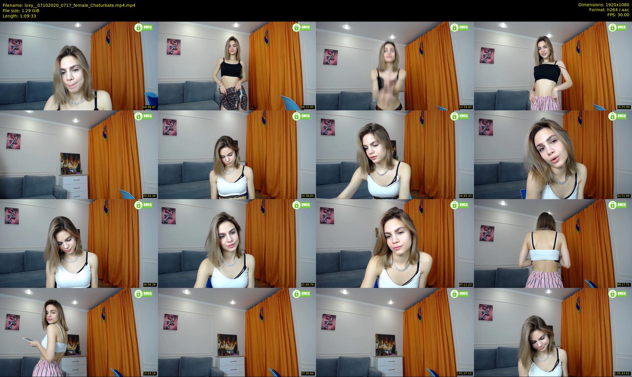 loxy_ — 70 minute Chaturbate female cam show recording, 1080p, Oct 7, 2020