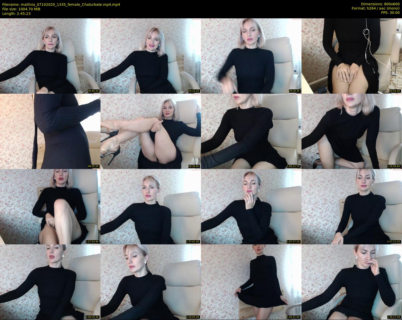 mallinia — 166 minute Chaturbate female cam show recording, 480p, Oct 7, 2020