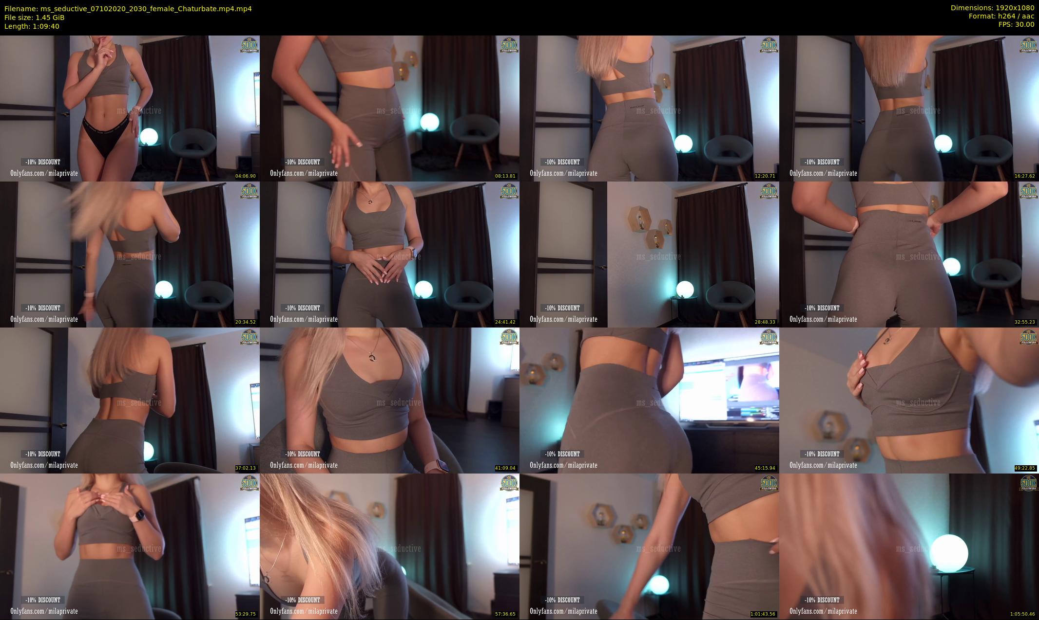 ms_seductive — 70 minute Chaturbate female cam show recording, 1080p, Oct 7, 2020