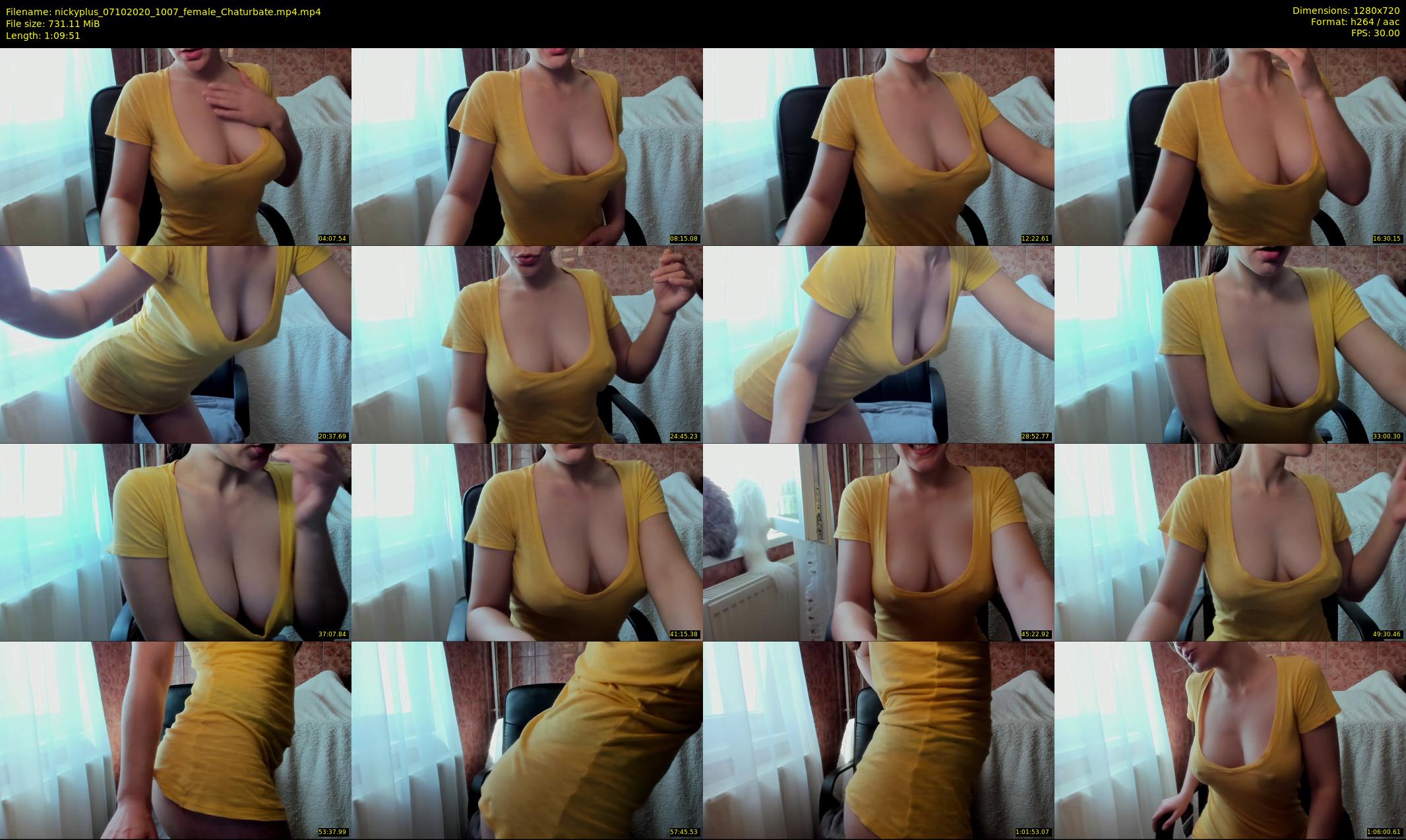 nickyplus — 70 minute Chaturbate couple cam show recording, 720p, Oct 7, 2020