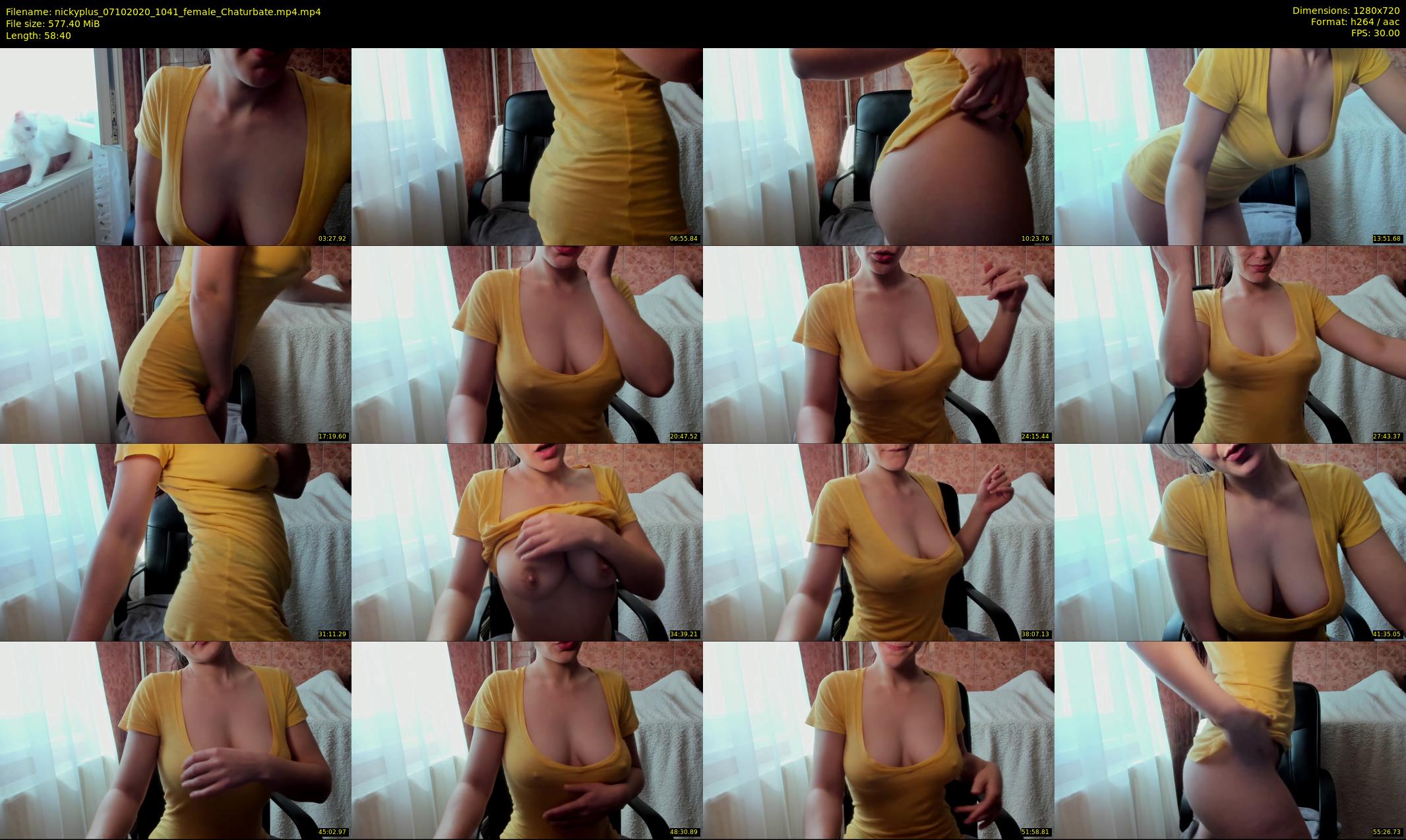 nickyplus — 59 minute Chaturbate couple cam show recording, 720p, Oct 7, 2020
