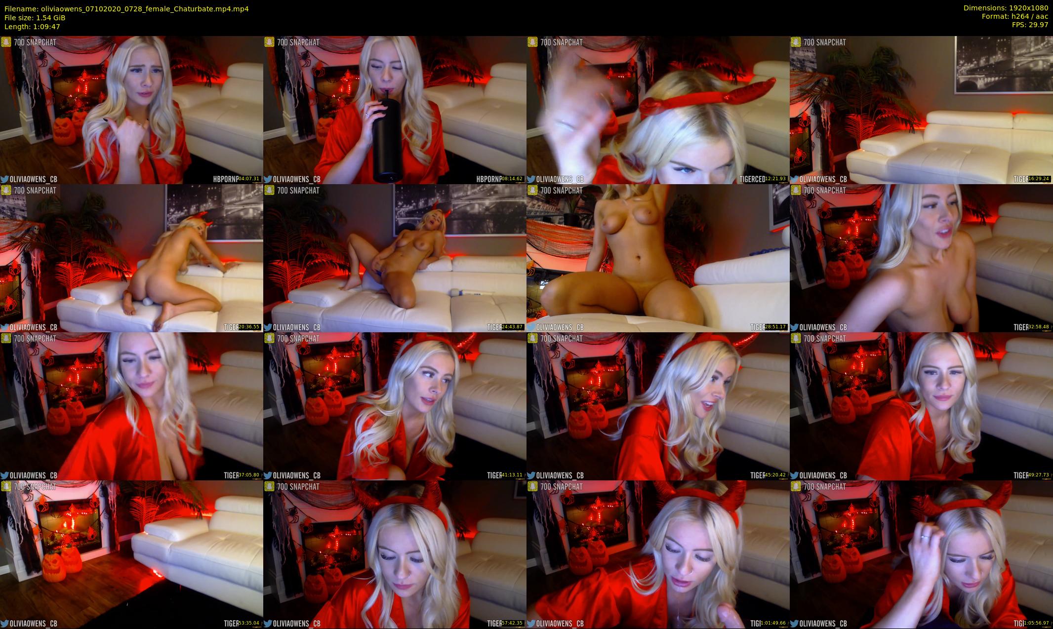 oliviaowens — 70 minute Chaturbate female cam show recording, 1080p, Oct 7, 2020