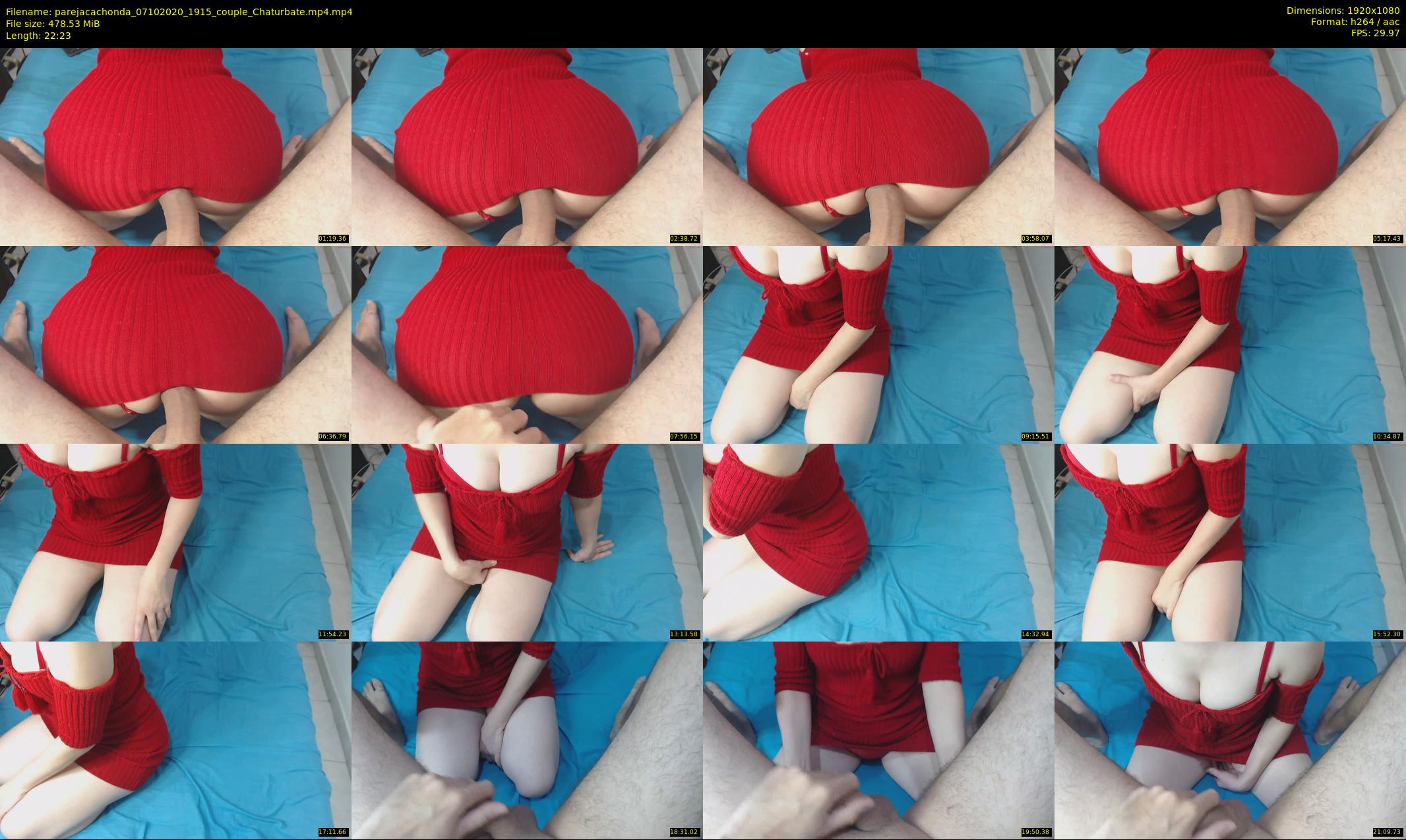 parejacachonda — 23 minute Chaturbate couple cam show recording, 1080p, Oct 7, 2020