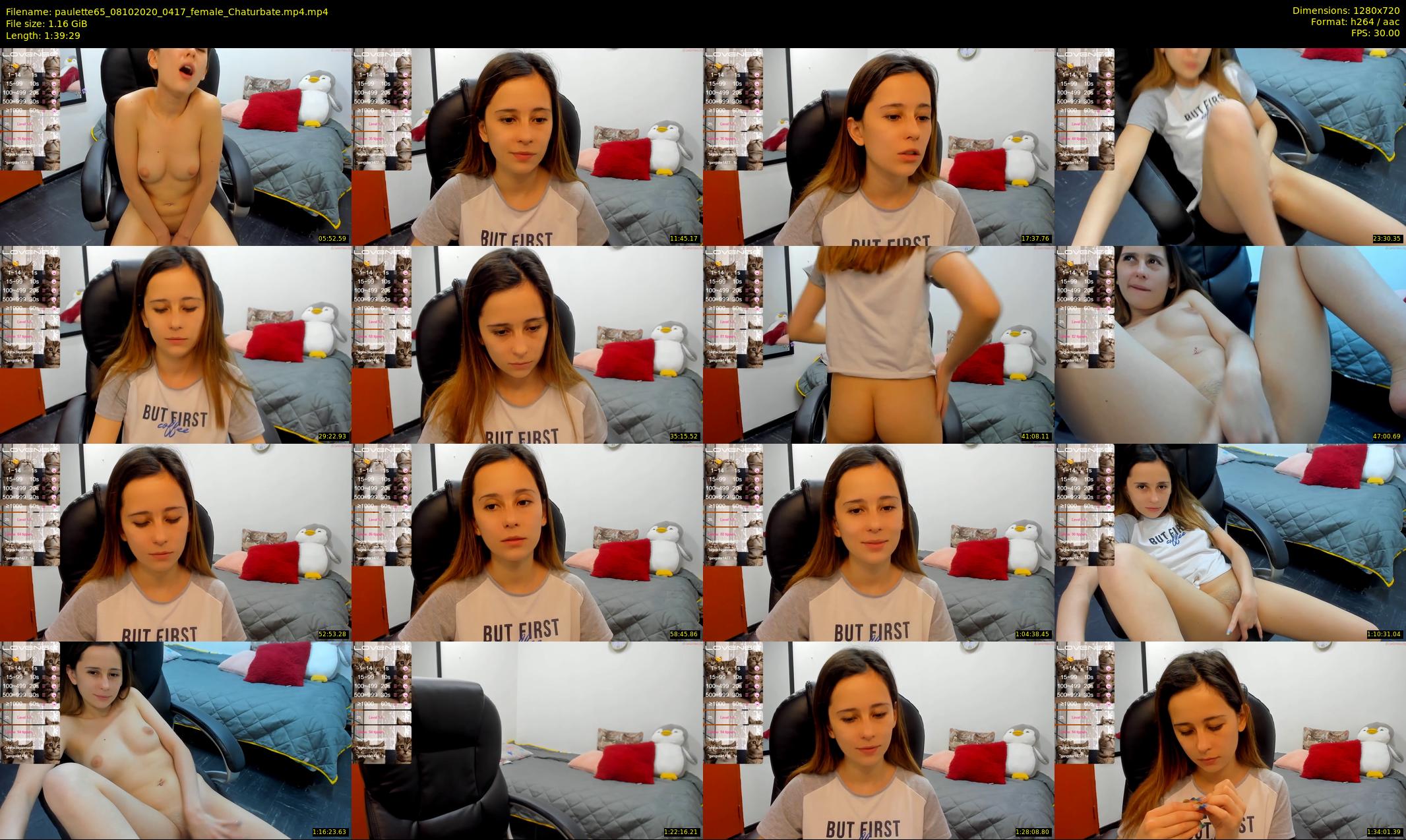 paulette65 — 100 minute Chaturbate female cam show recording, 720p, Oct 8, 2020