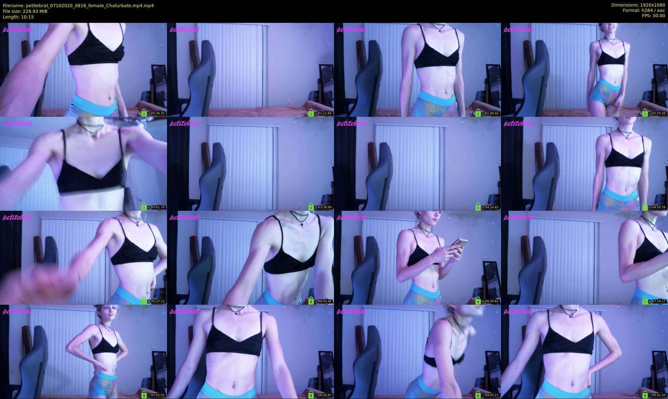 petitebrat — 11 minute Chaturbate female cam show recording, 1080p, Oct 7, 2020