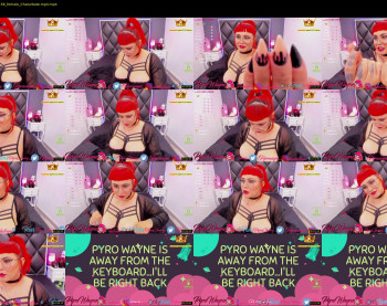 pyrowayne — 59 minute Chaturbate female cam show recording, 720p, Oct 8, 2020