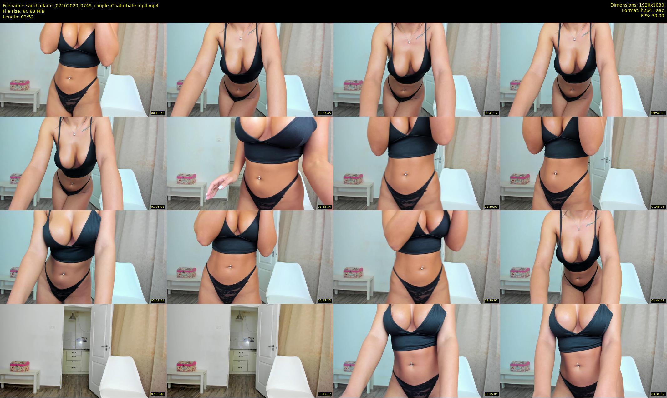 sarahadams — 4 minute Chaturbate female cam show recording, 1080p, Oct 7, 2020