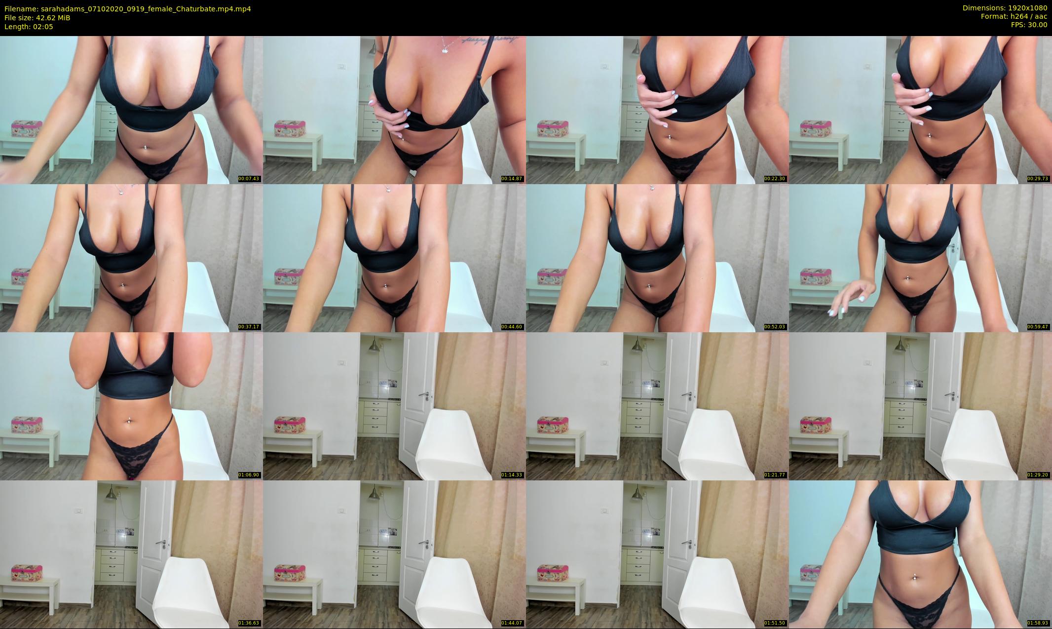 sarahadams — 3 minute Chaturbate female cam show recording, 1080p, Oct 7, 2020