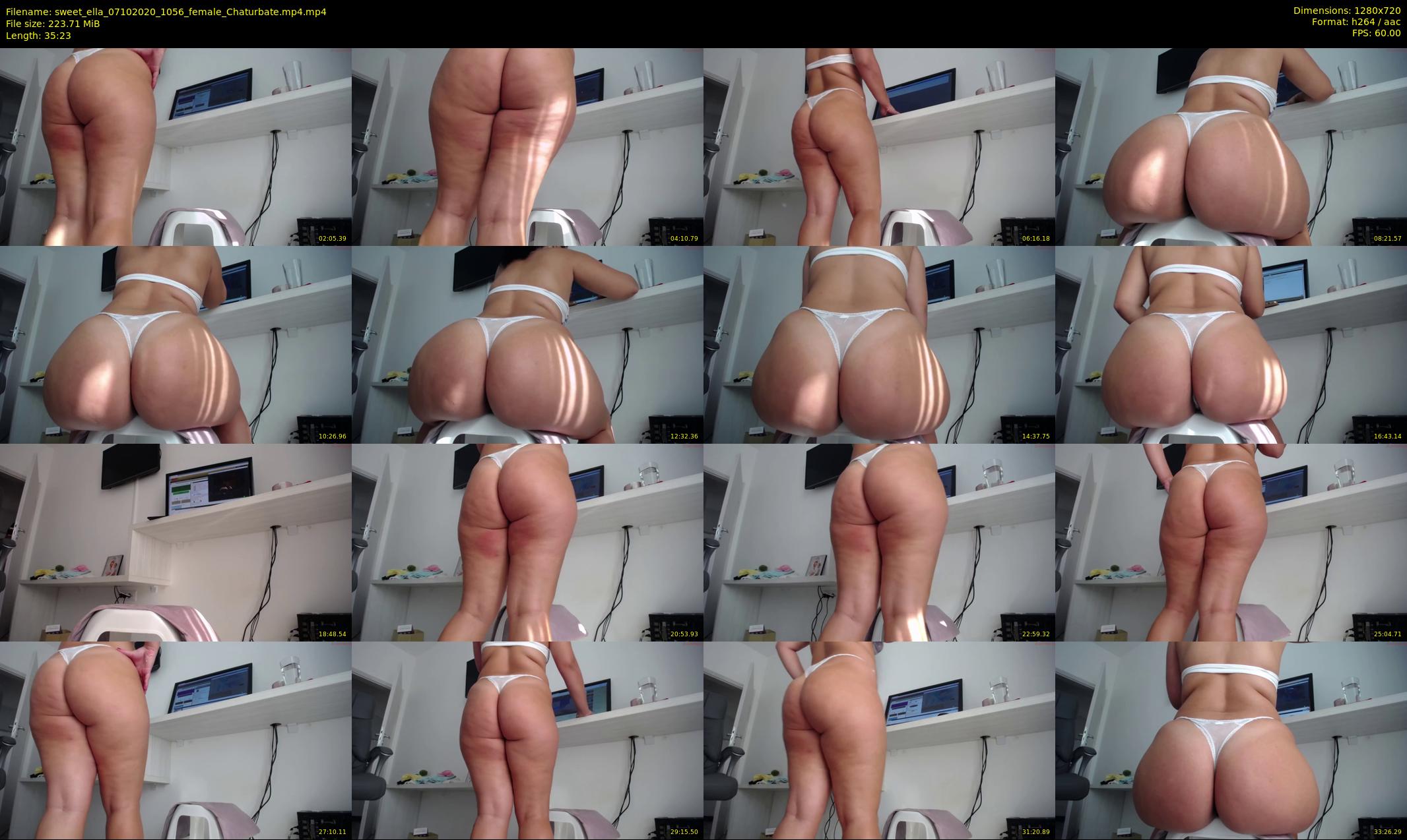 sweet_ella — 36 minute Chaturbate female cam show recording, 720p, Oct 7, 2020