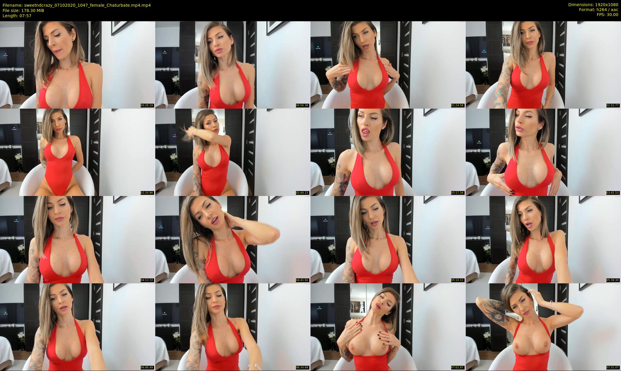 sweetndcrazy — 8 minute Chaturbate female cam show recording, 1080p, Oct 7, 2020