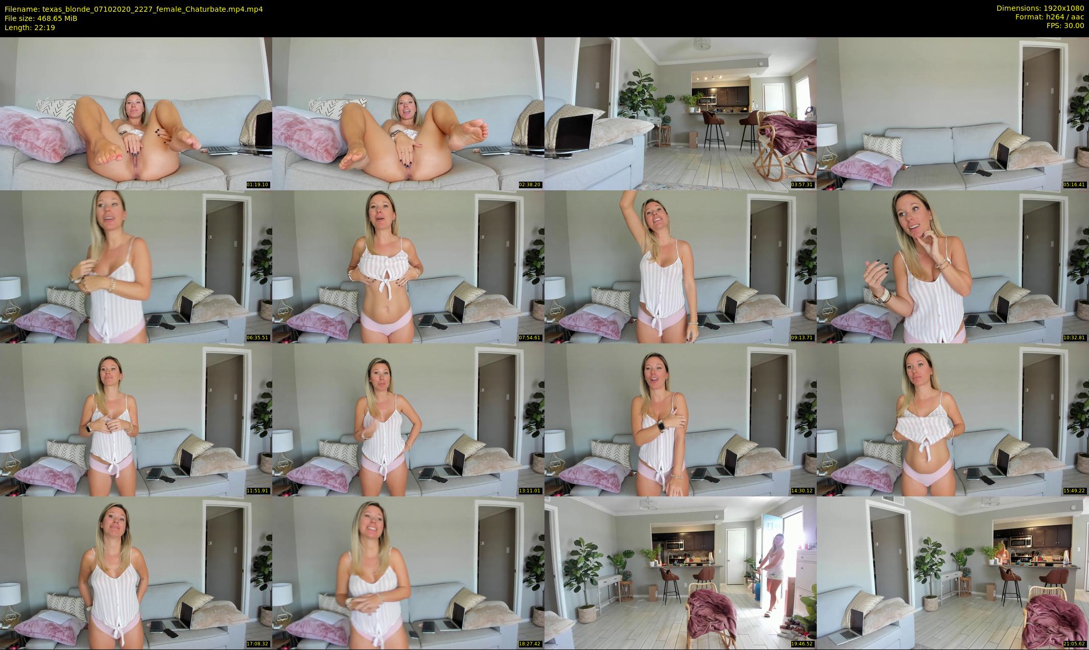 texas_blonde — 23 minute Chaturbate female cam show recording, 1080p, Oct 7, 2020