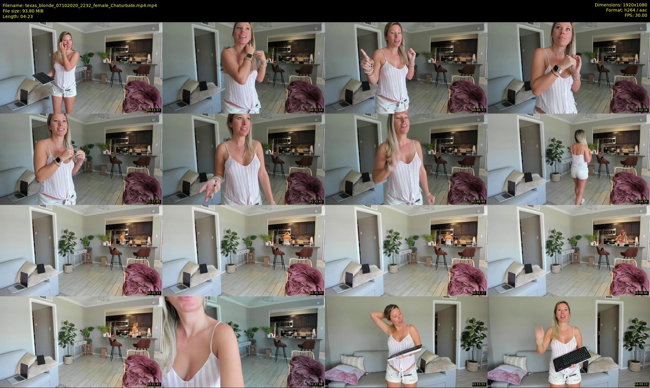 texas_blonde — 5 minute Chaturbate female cam show recording, 1080p, Oct 7, 2020