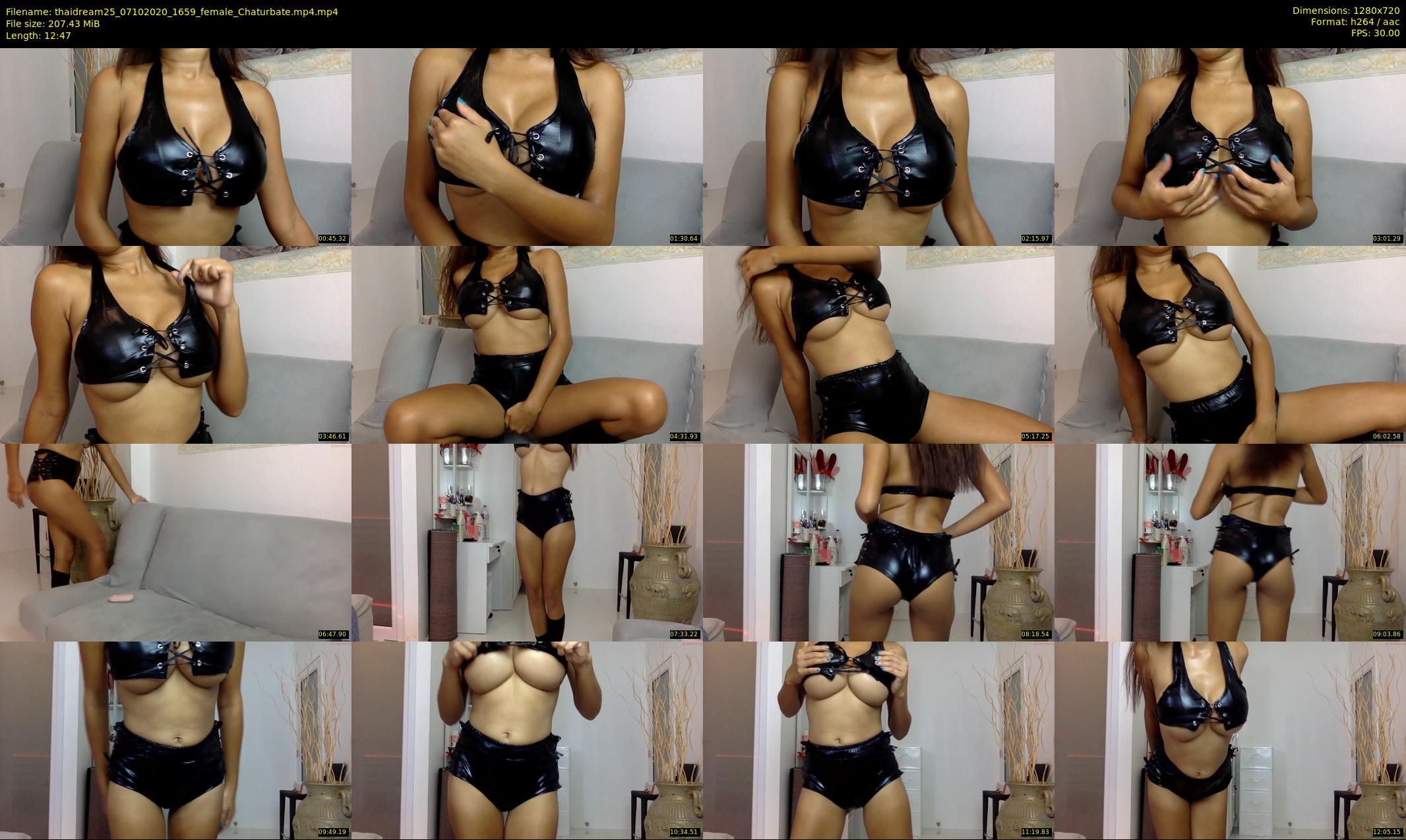 thaidream25 — 13 minute Chaturbate female cam show recording, 720p, Oct 7, 2020