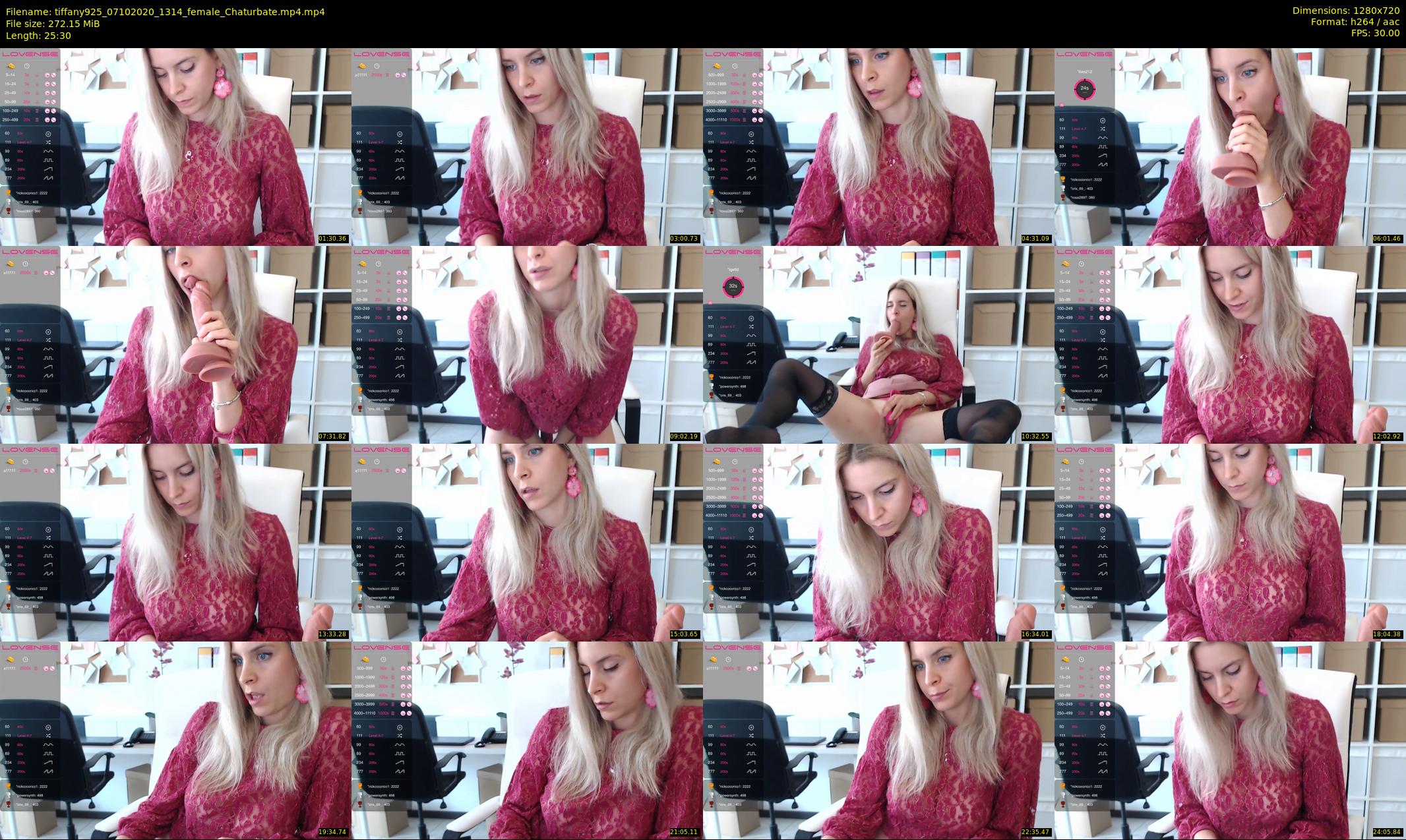 tiffany925 — 26 minute Chaturbate female cam show recording, 720p, Oct 7, 2020