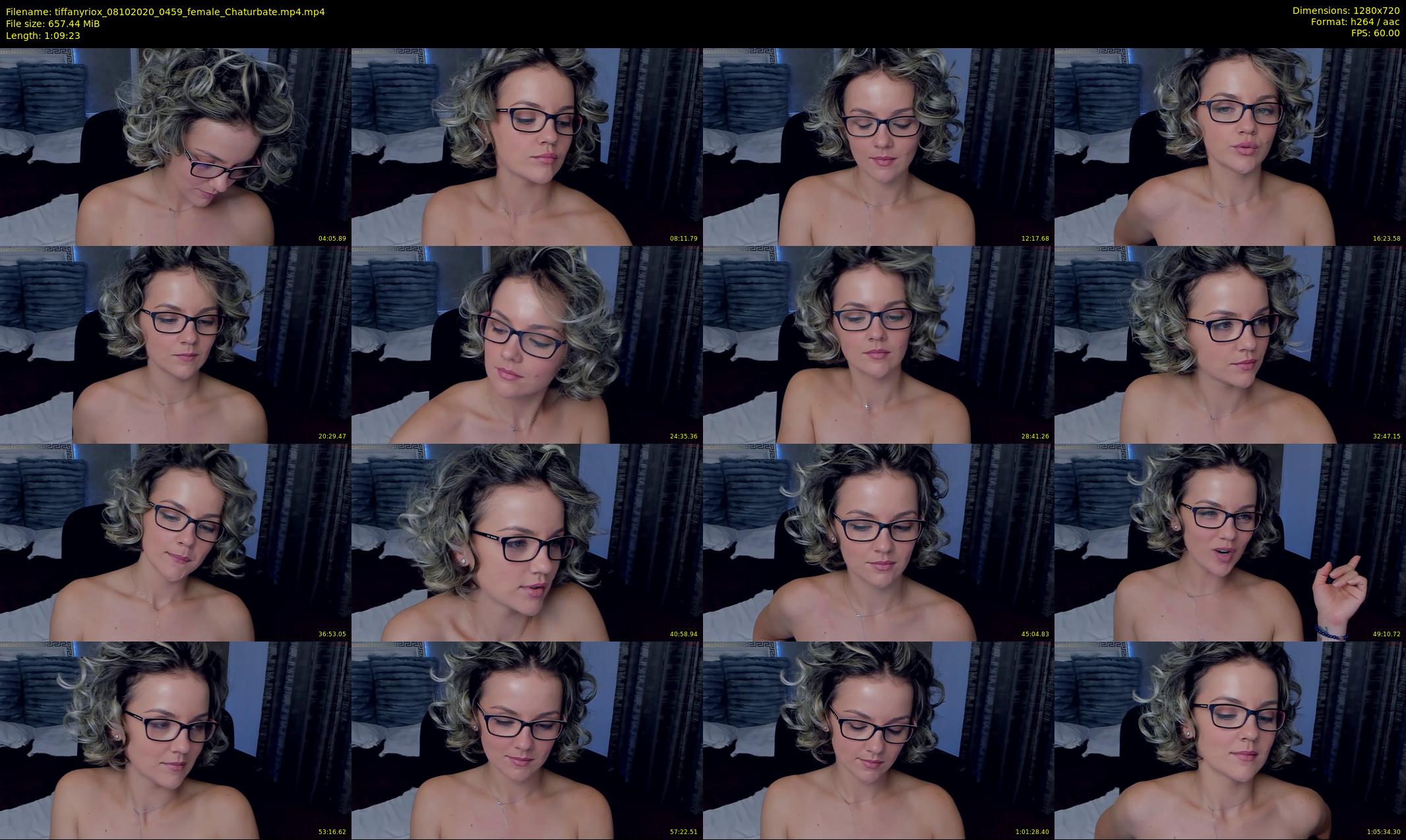 tiffanyriox — 70 minute Chaturbate female cam show recording, 720p, Oct 8, 2020