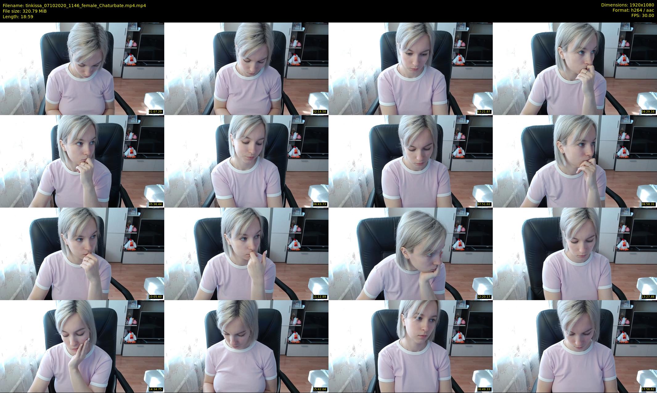 tinkissa — 19 minute Chaturbate couple cam show recording, 1080p, Oct 7, 2020