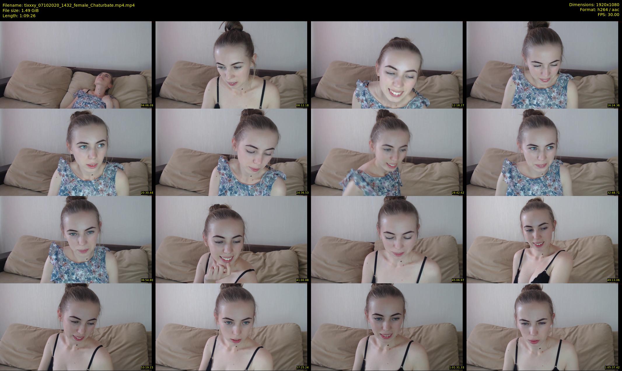 tixxxy — 70 minute Chaturbate female cam show recording, 1080p, Oct 7, 2020