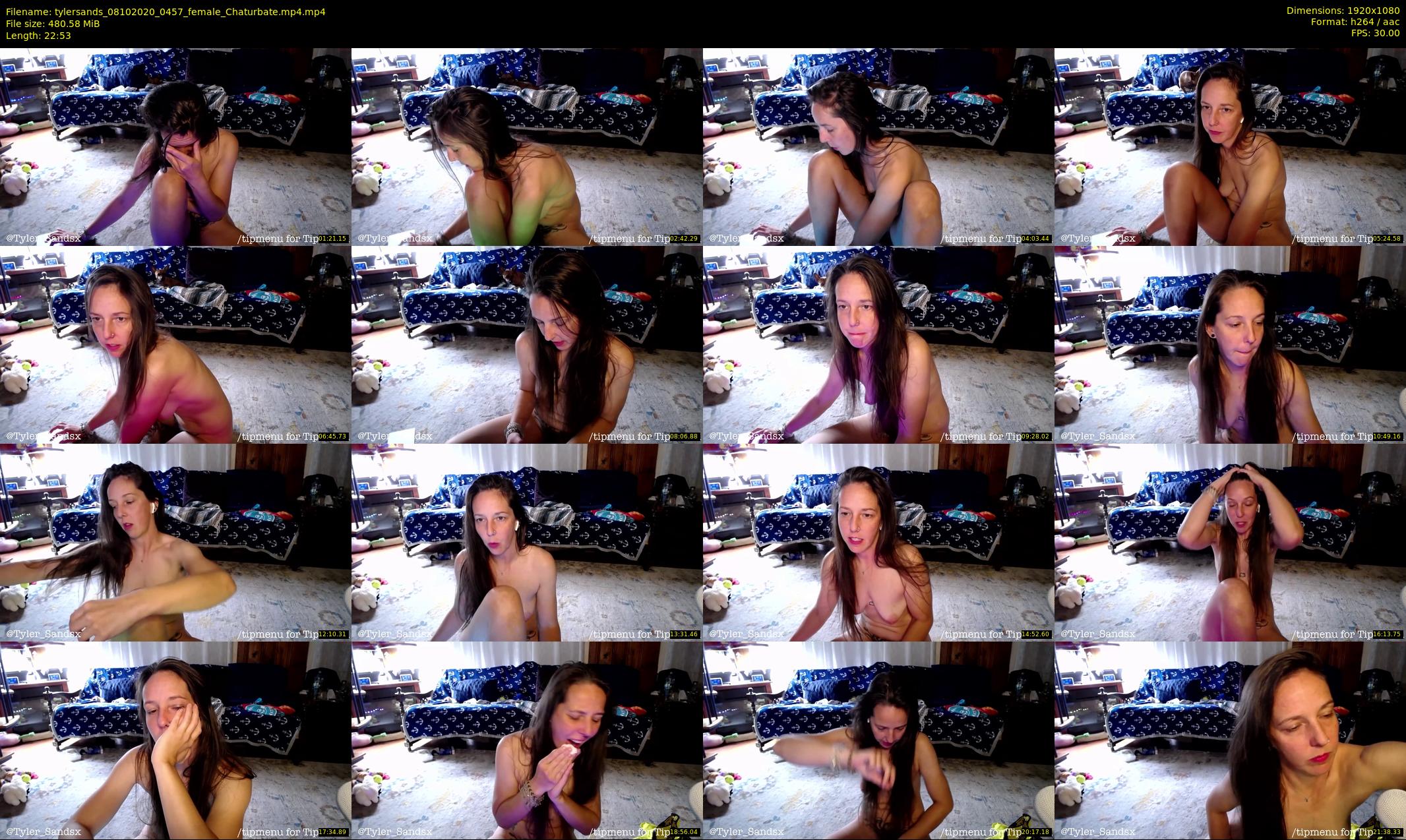 tylersands — 23 minute Chaturbate female cam show recording, 1080p, Oct 8, 2020