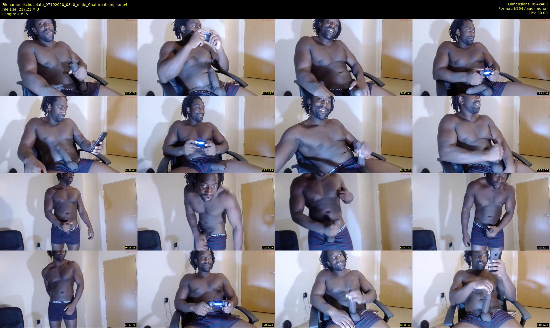 ukchocolate — 50 minute Chaturbate male cam show recording, 480p, Oct 7, 2020