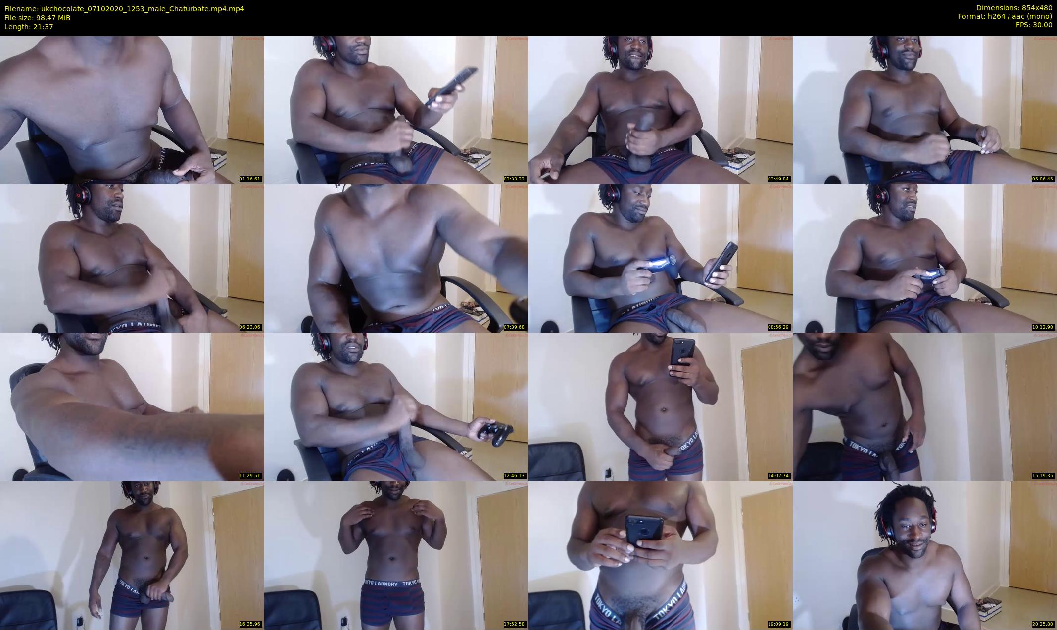 ukchocolate — 22 minute Chaturbate male cam show recording, 480p, Oct 7, 2020