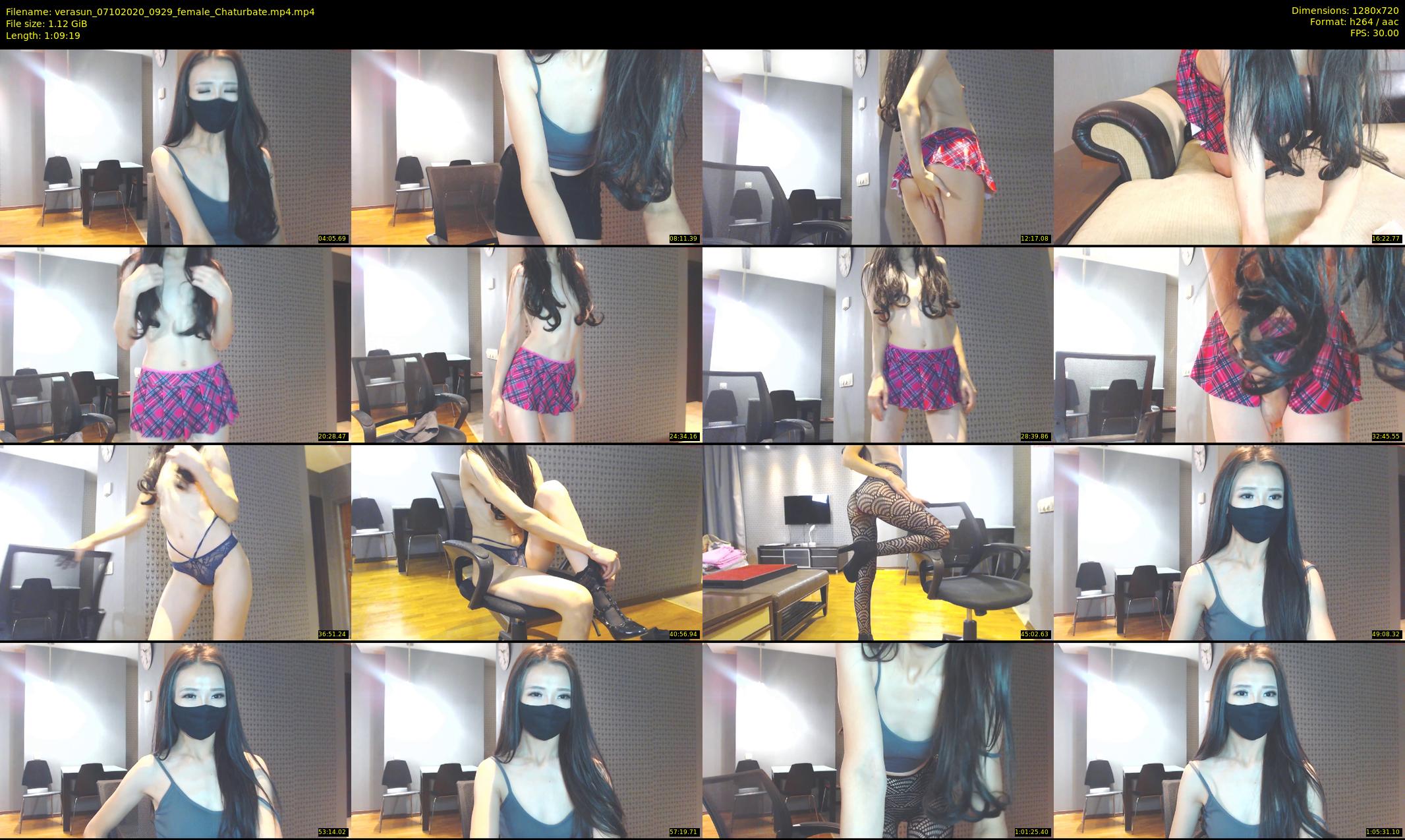 verasun — 70 minute Chaturbate female cam show recording, 720p, Oct 7, 2020