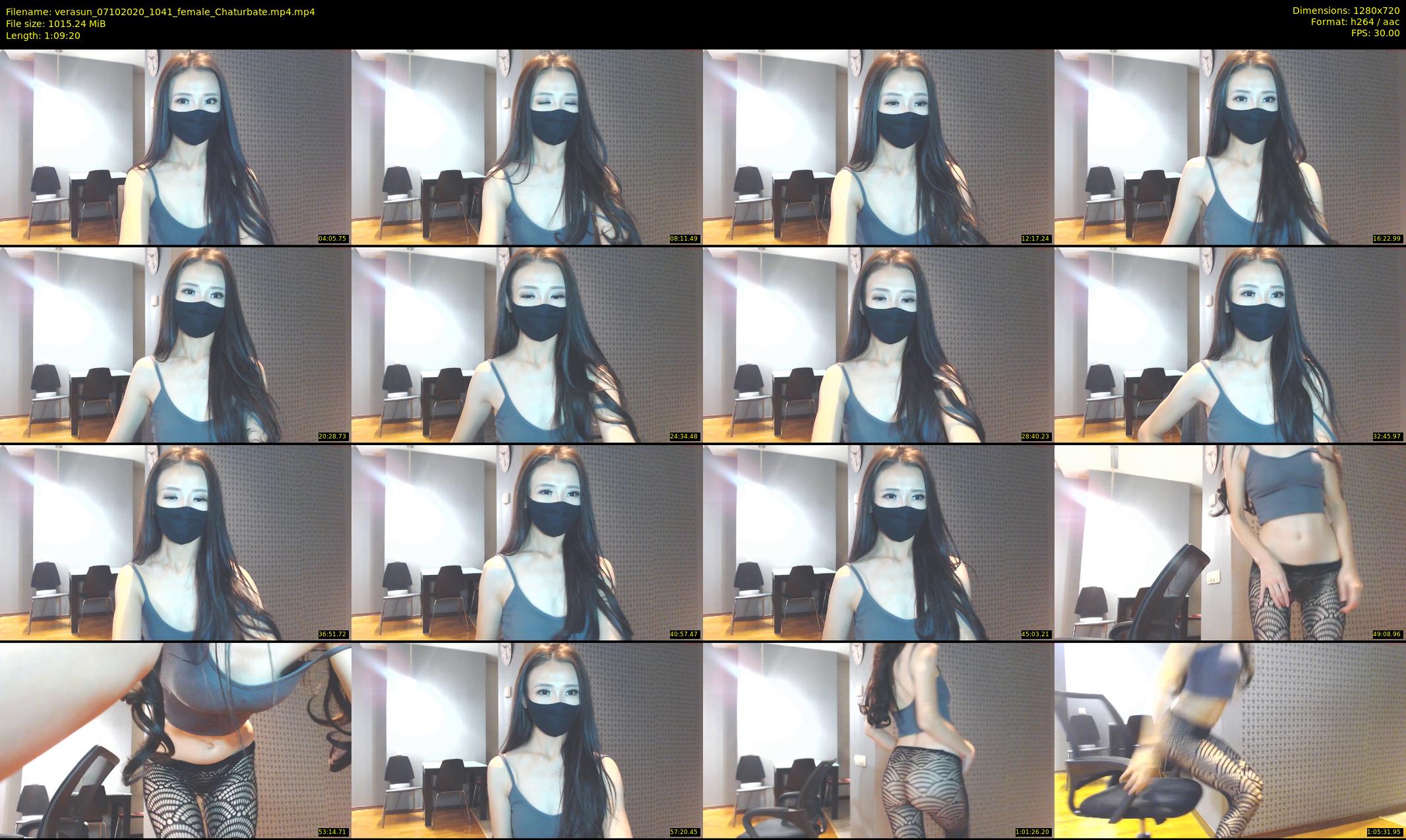 verasun — 70 minute Chaturbate female cam show recording, 720p, Oct 7, 2020