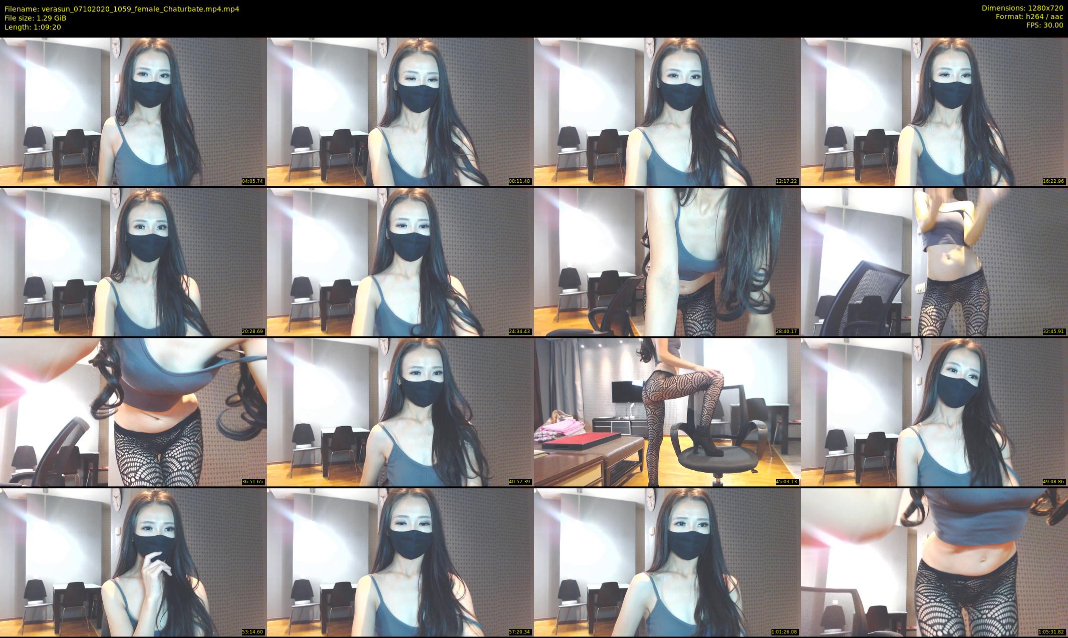 verasun — 70 minute Chaturbate female cam show recording, 720p, Oct 7, 2020