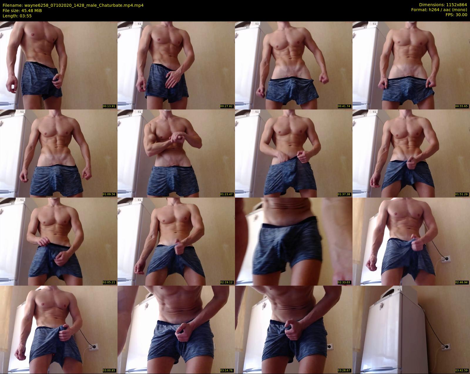 wayne6258 — 4 minute Chaturbate male cam show recording, 720p, Oct 7, 2020