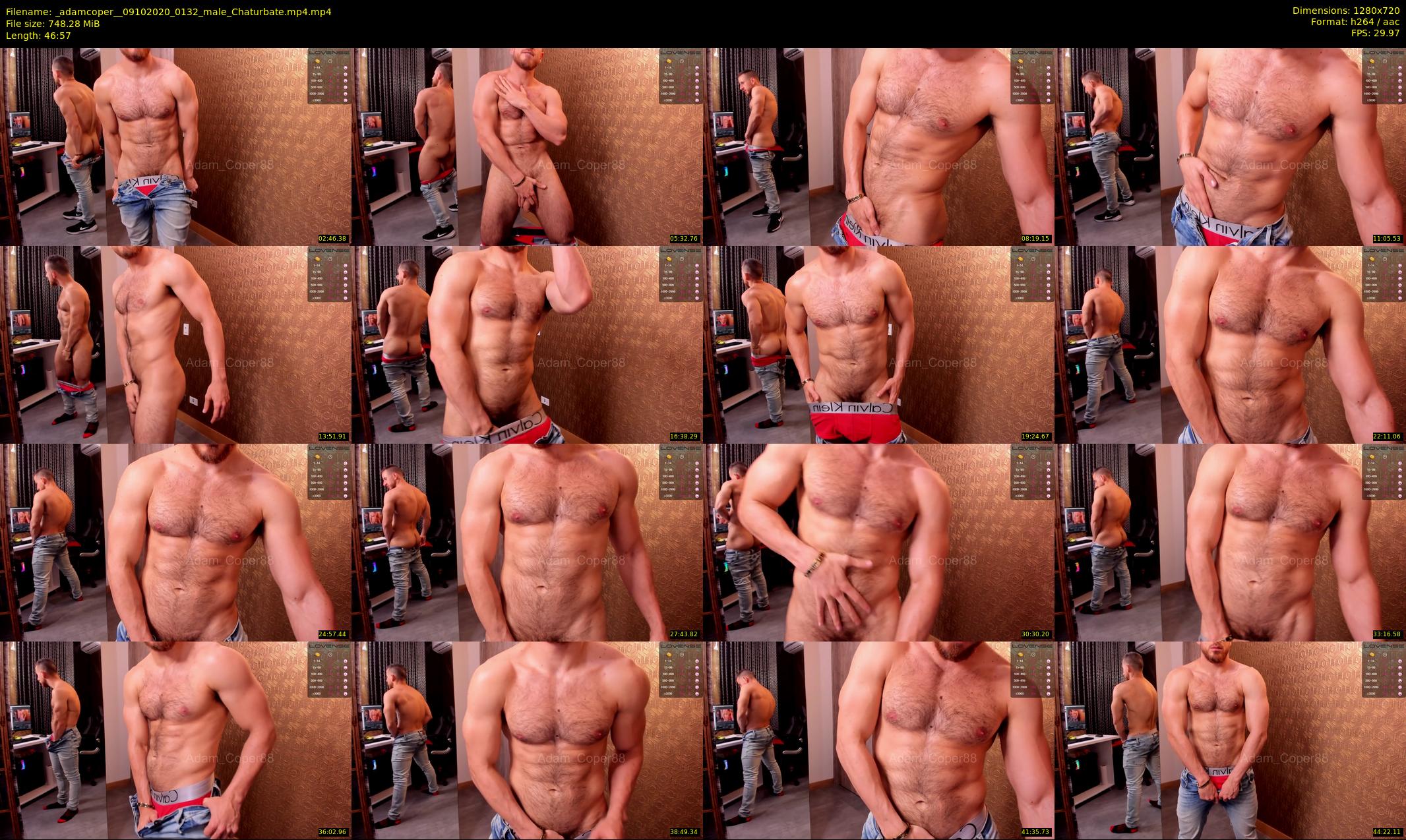 _adamcoper_ — 47 minute Chaturbate male cam show recording, 720p, Oct 9, 2020