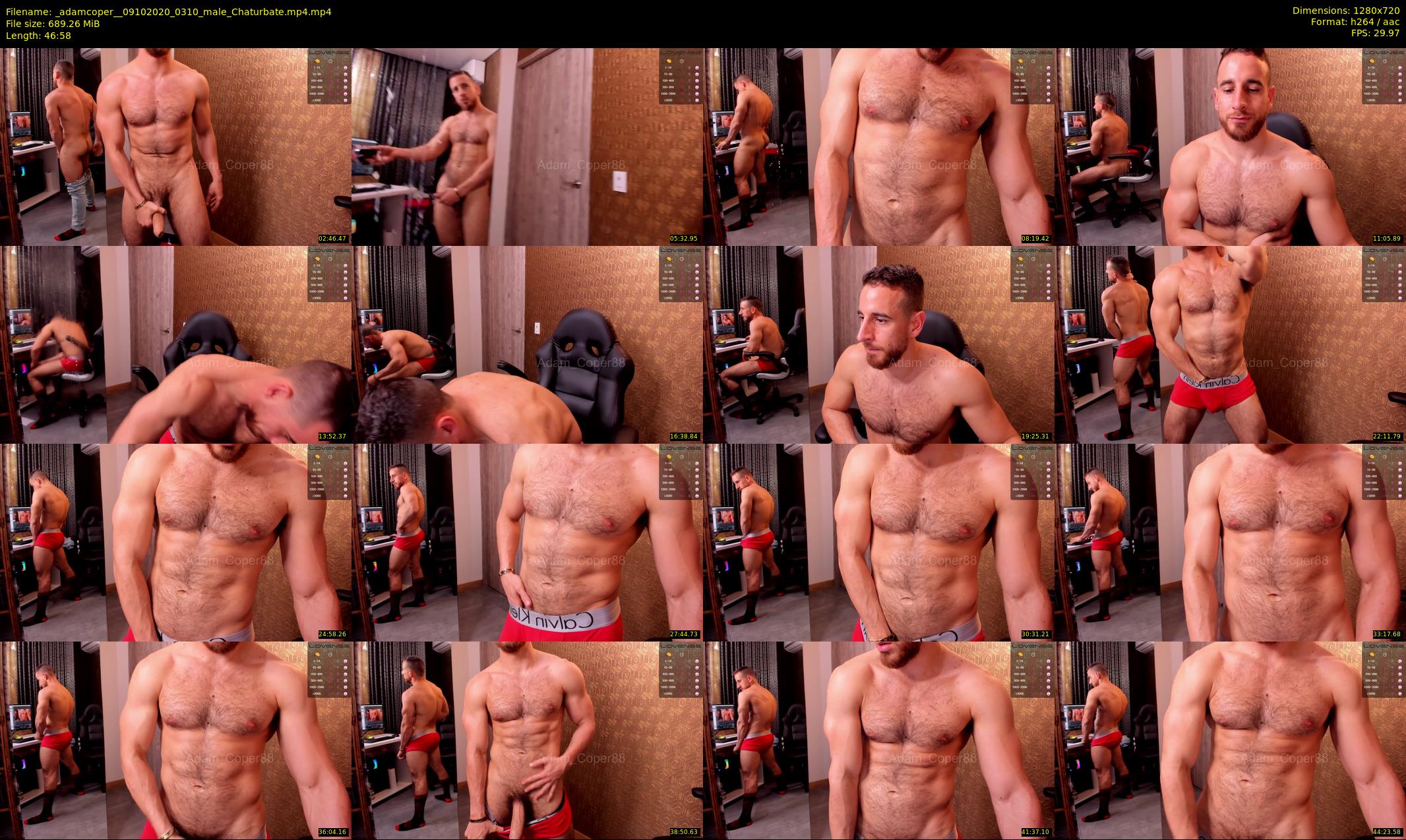 _adamcoper_ — 47 minute Chaturbate male cam show recording, 720p, Oct 9, 2020