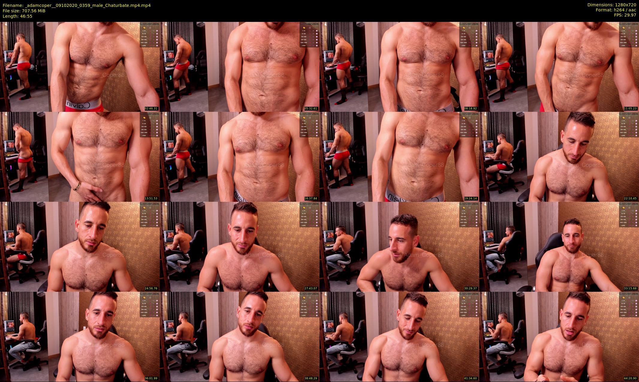 _adamcoper_ — 47 minute Chaturbate male cam show recording, 720p, Oct 9, 2020