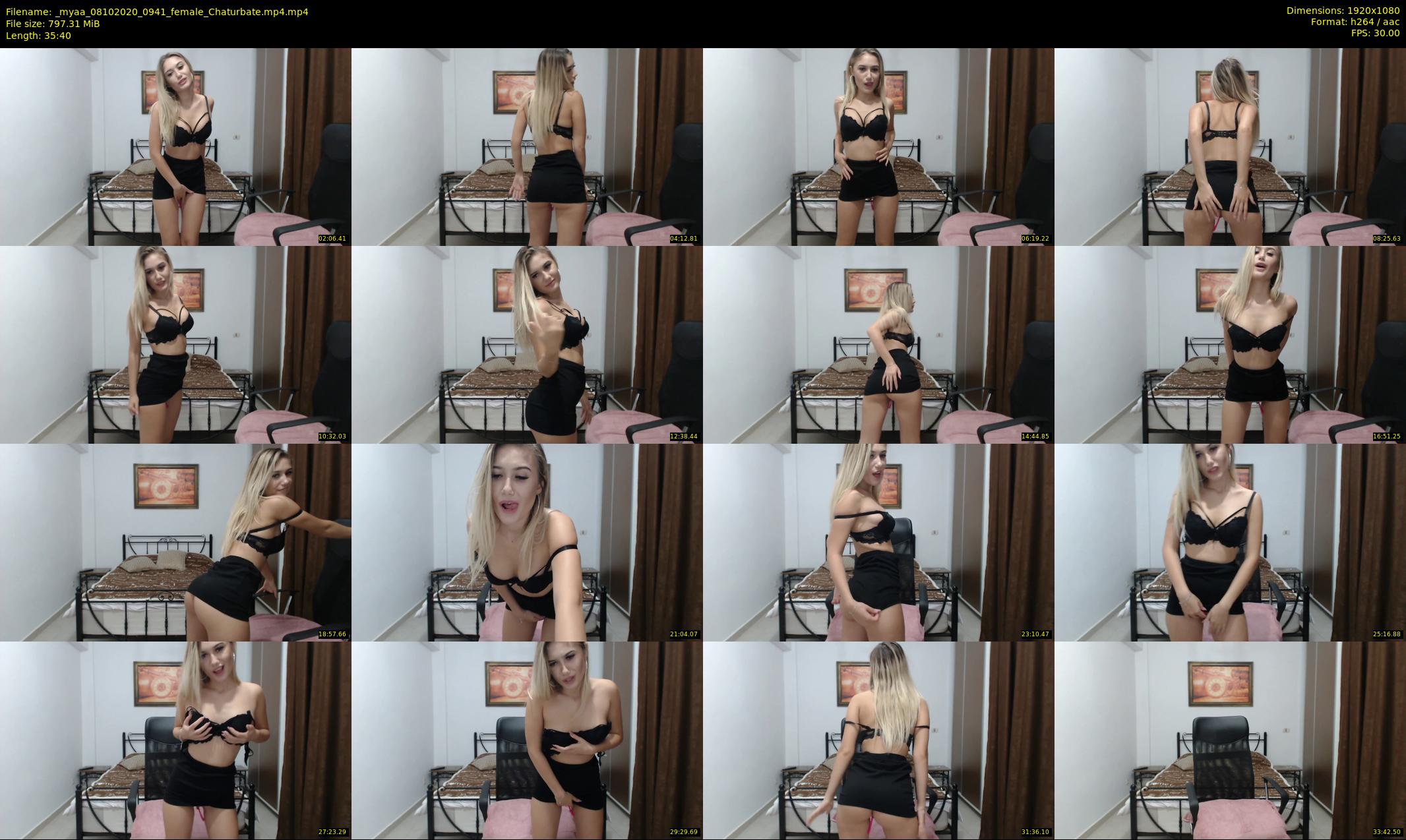 _myaa — 36 minute Chaturbate female cam show recording, 1080p, Oct 8, 2020