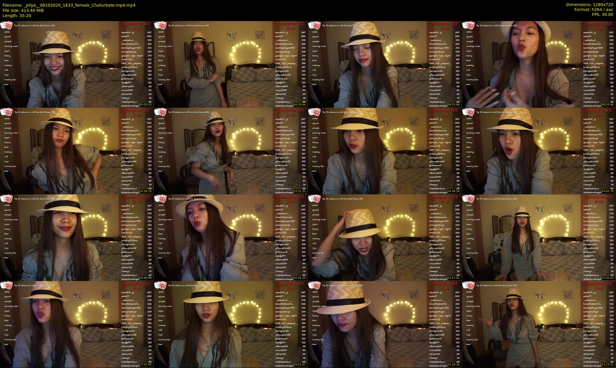 _pilya_ — 36 minute Chaturbate female cam show recording, 720p, Oct 8, 2020