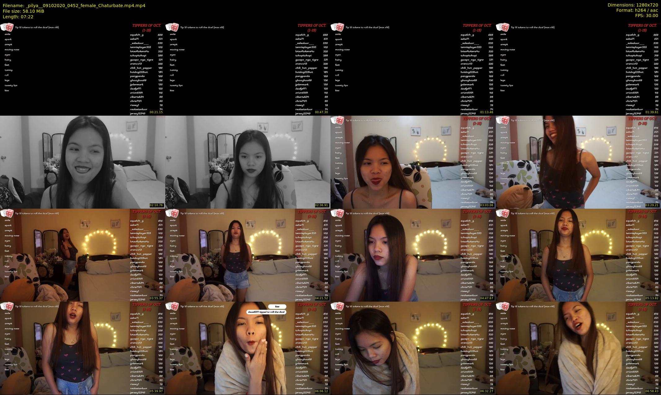 _pilya_ — 8 minute Chaturbate female cam show recording, 720p, Oct 9, 2020