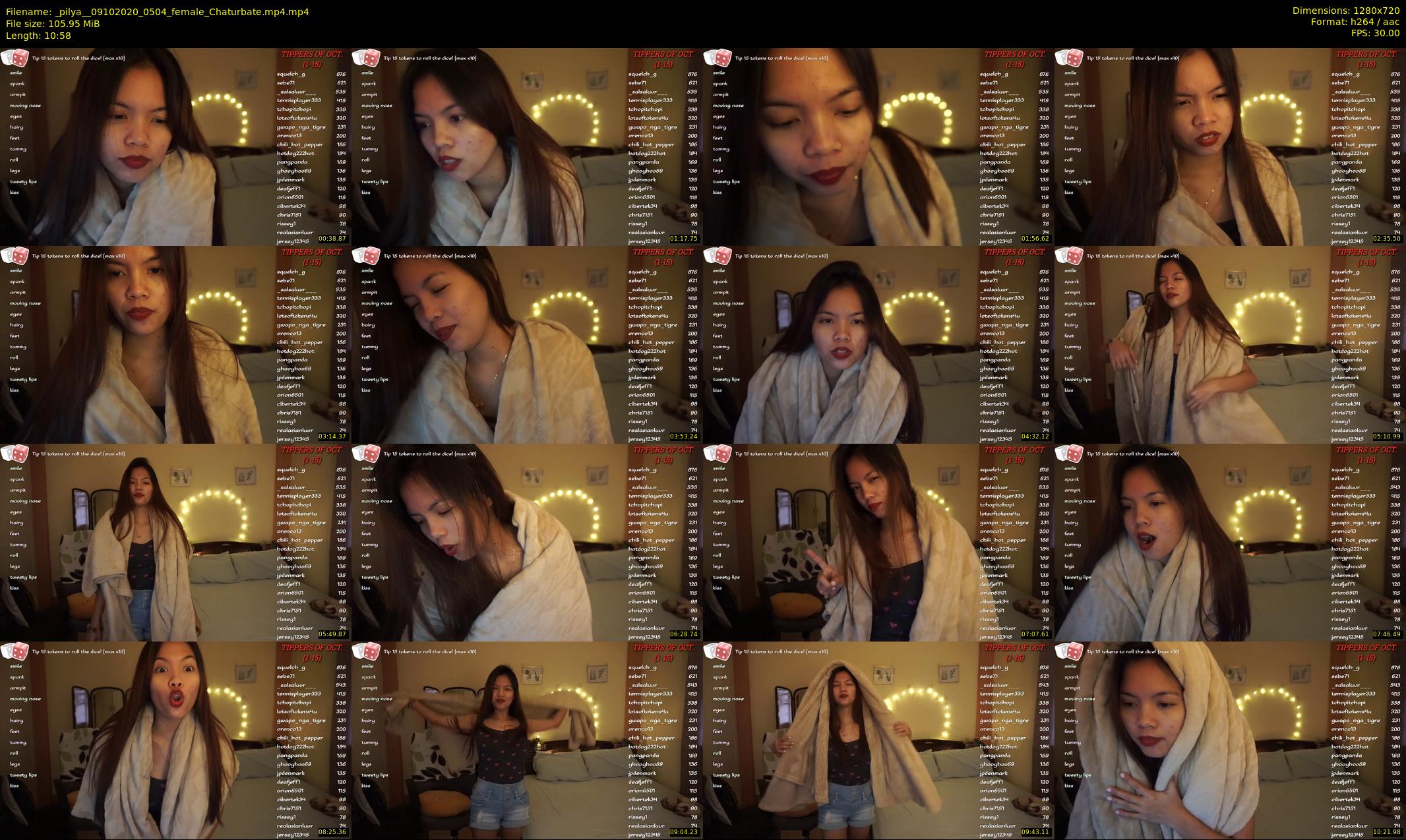 _pilya_ — 11 minute Chaturbate female cam show recording, 720p, Oct 9, 2020