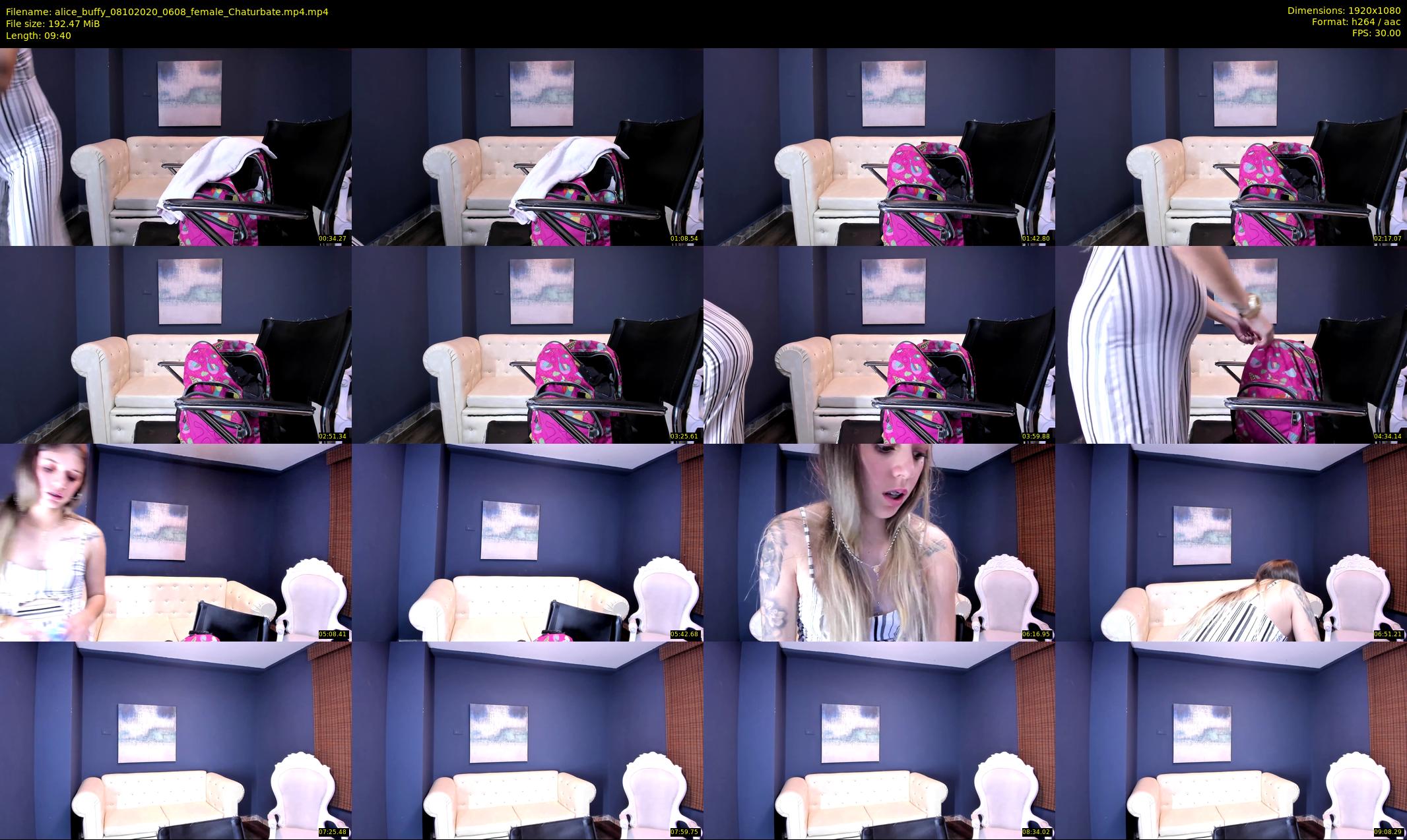 alice_buffy — 10 minute Chaturbate female cam show recording, 1080p, Oct 8, 2020