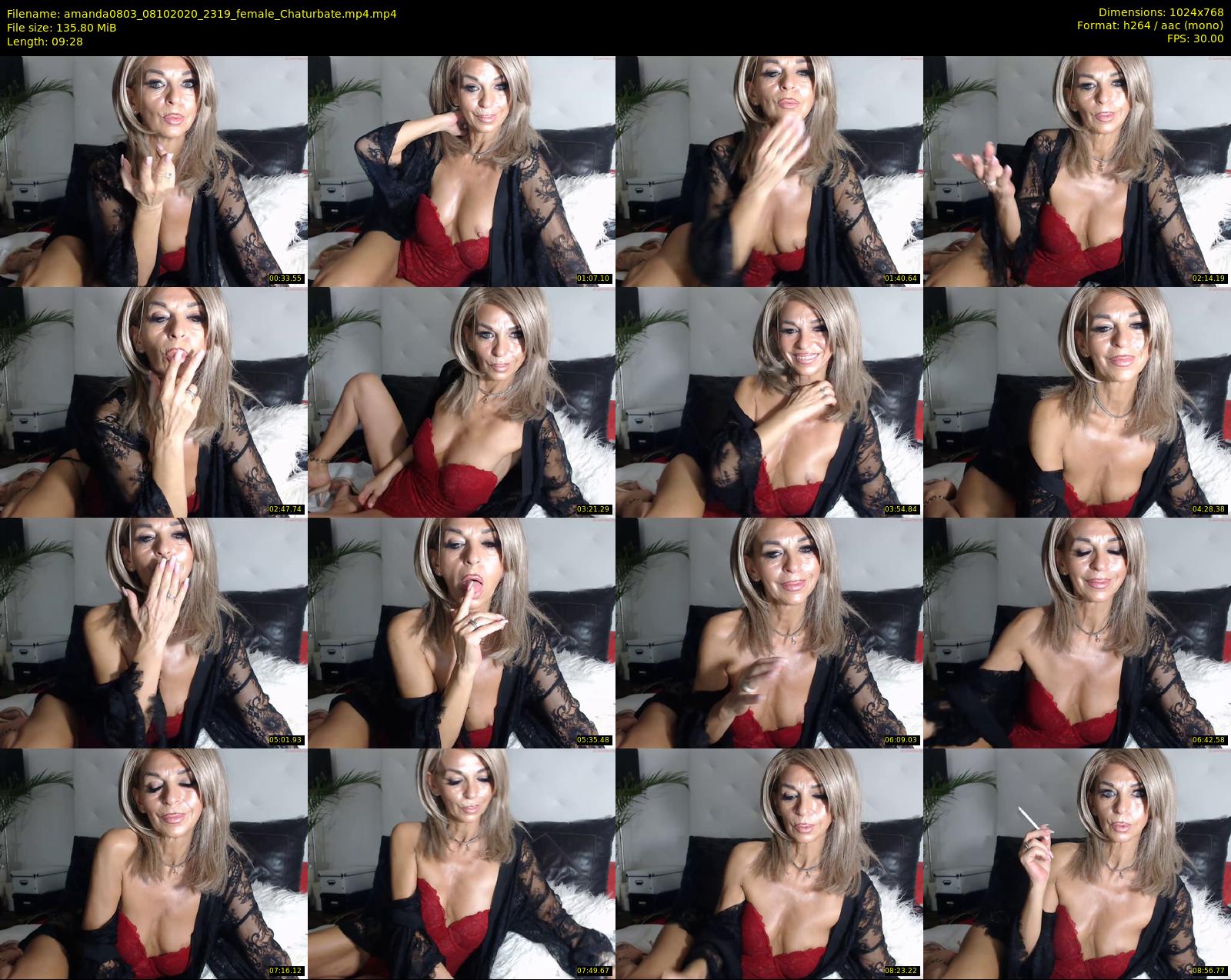 amanda0803 — 10 minute Chaturbate female cam show recording, 720p, Oct 8, 2020