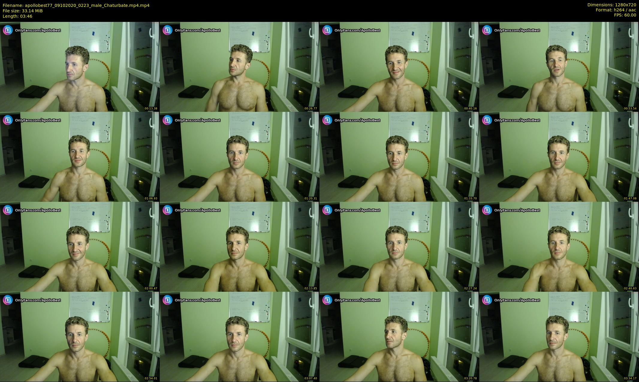 apollobest77 — 4 minute Chaturbate male cam show recording, 720p, Oct 9, 2020