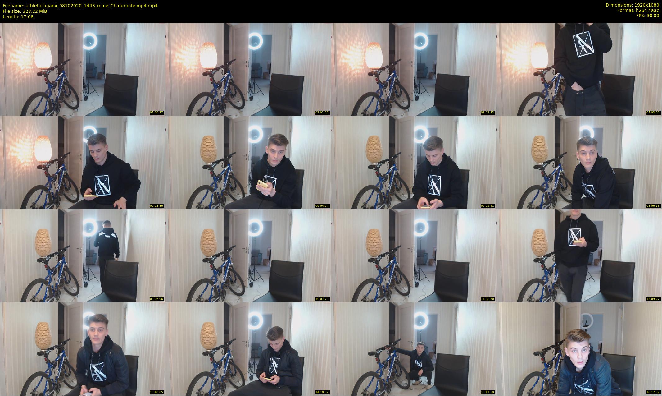 athleticloganx — 18 minute Chaturbate male cam show recording, 1080p, Oct 8, 2020