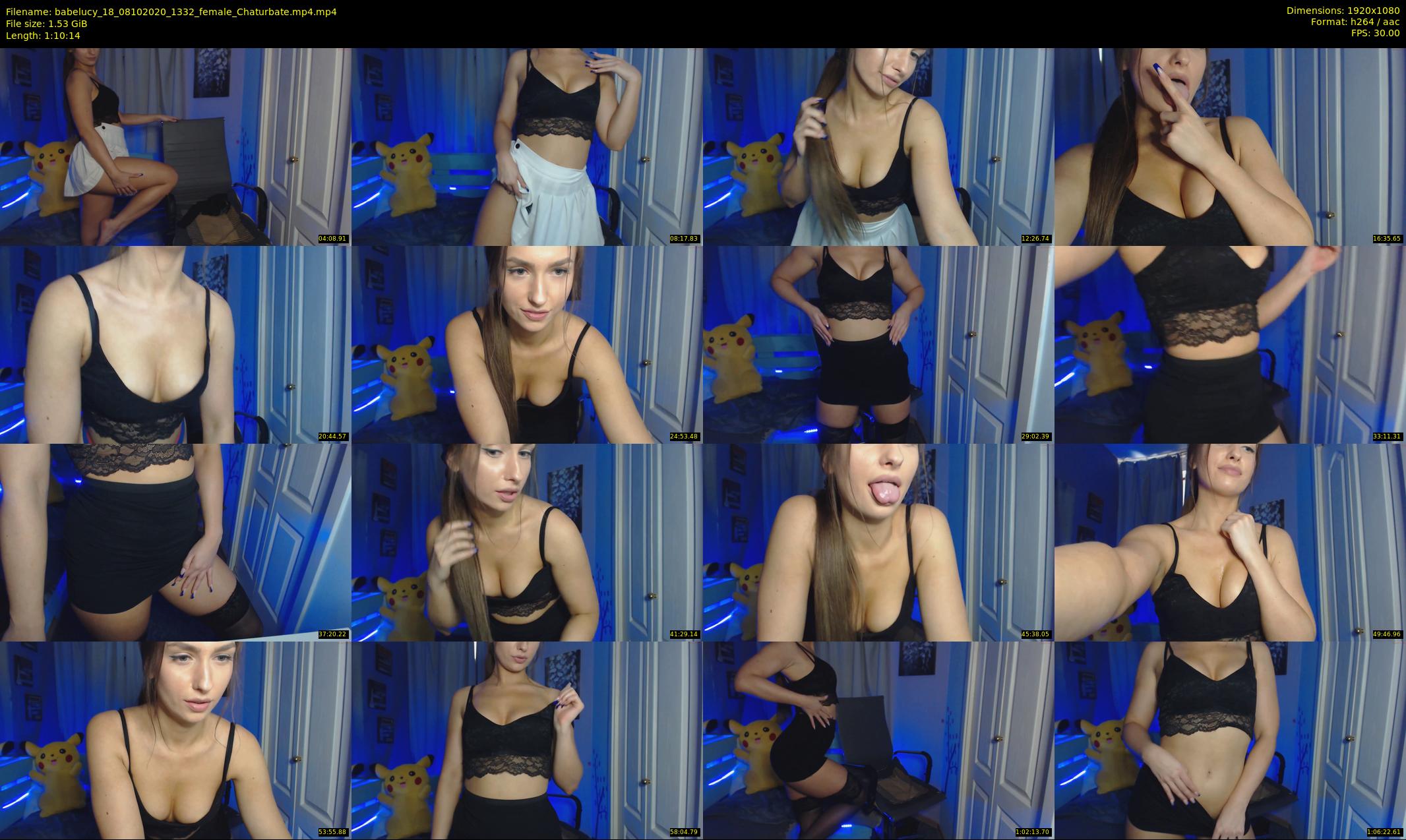 babelucy_18 — 71 minute Chaturbate female cam show recording, 1080p, Oct 8, 2020