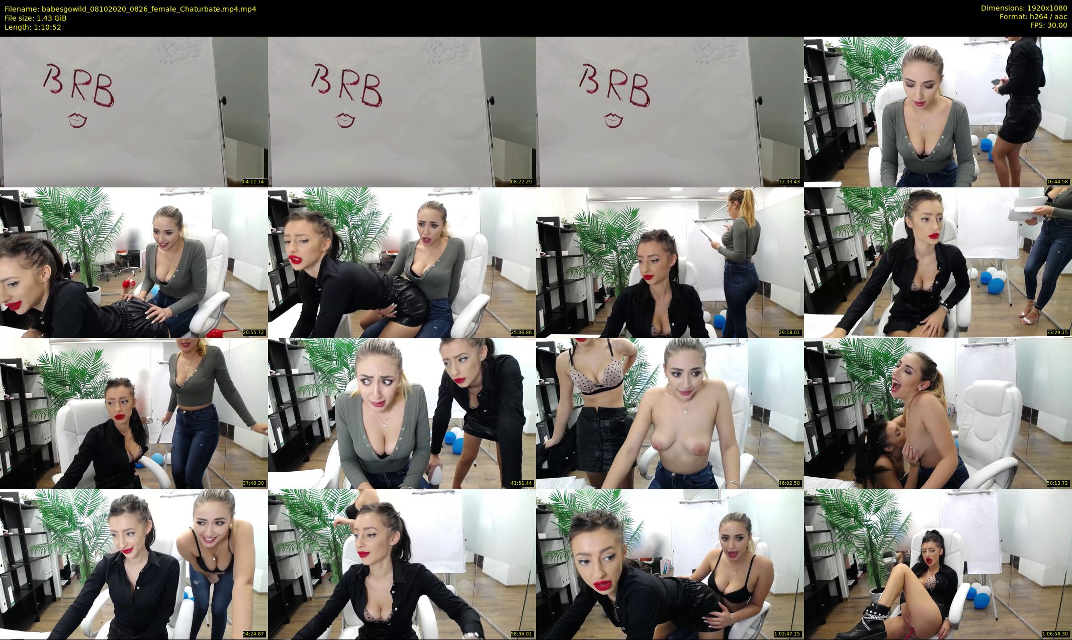 babesgowild — 71 minute Chaturbate couple cam show recording, 1080p, Oct 8, 2020